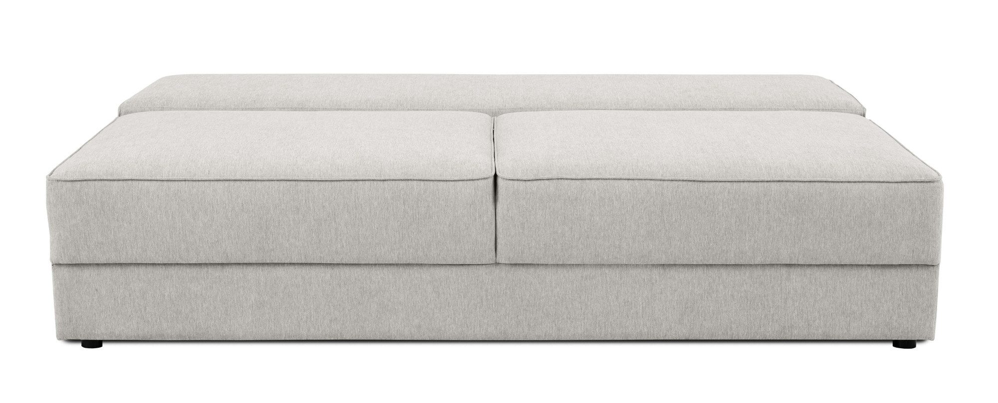 INOSIGN Slaapbank Simonton 3-zits, Breedte 202 cm Ligoppervlak 202x146 cm, incl. bedlade, zachte structuurstof