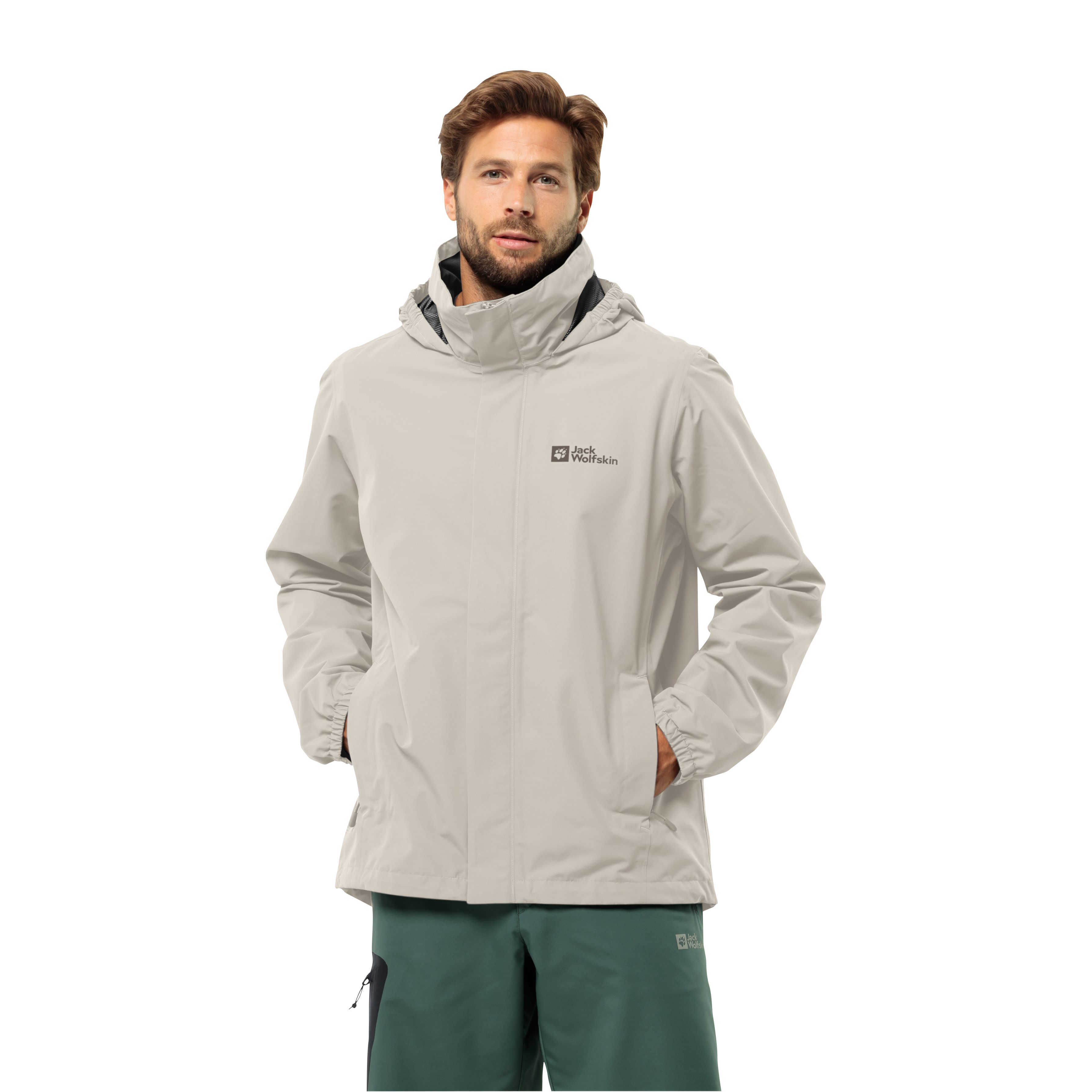 Jack Wolfskin Functioneel jack STORMY POINT 2L JKT M Waterafstotend & winddicht & ademend