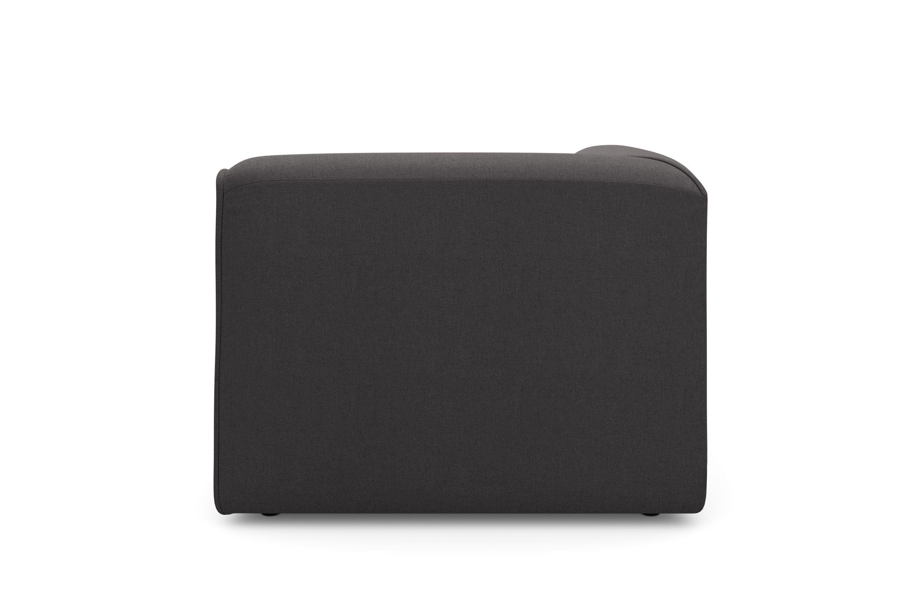 RAUM.ID Bank-hoekelement Merid, sofa-element, afmetingen B/D/H: 97/97/46 cm als module of apart te gebruiken, voor individuele samenstelling