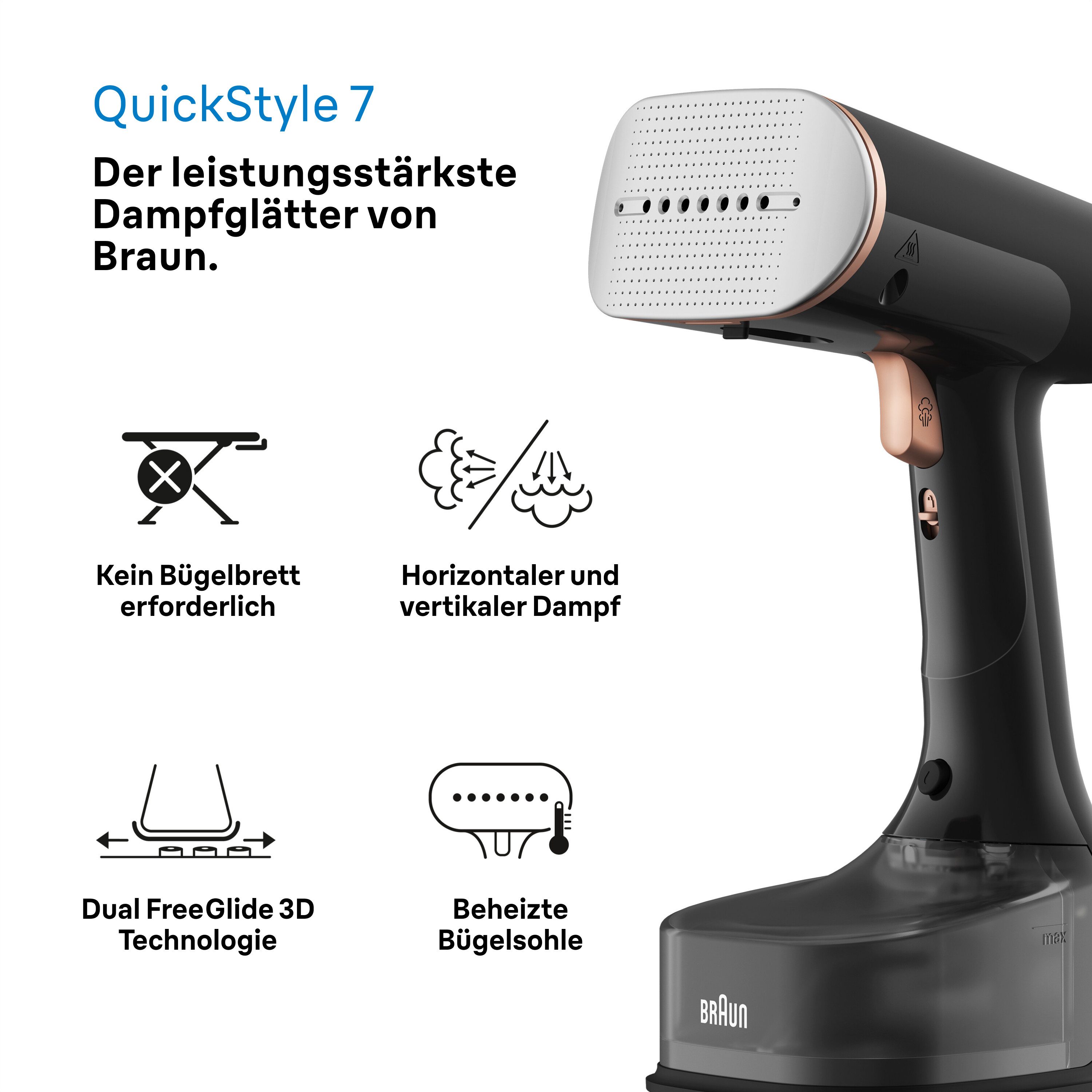 Braun Stoomborstel QuickStyle GS 7077 BK