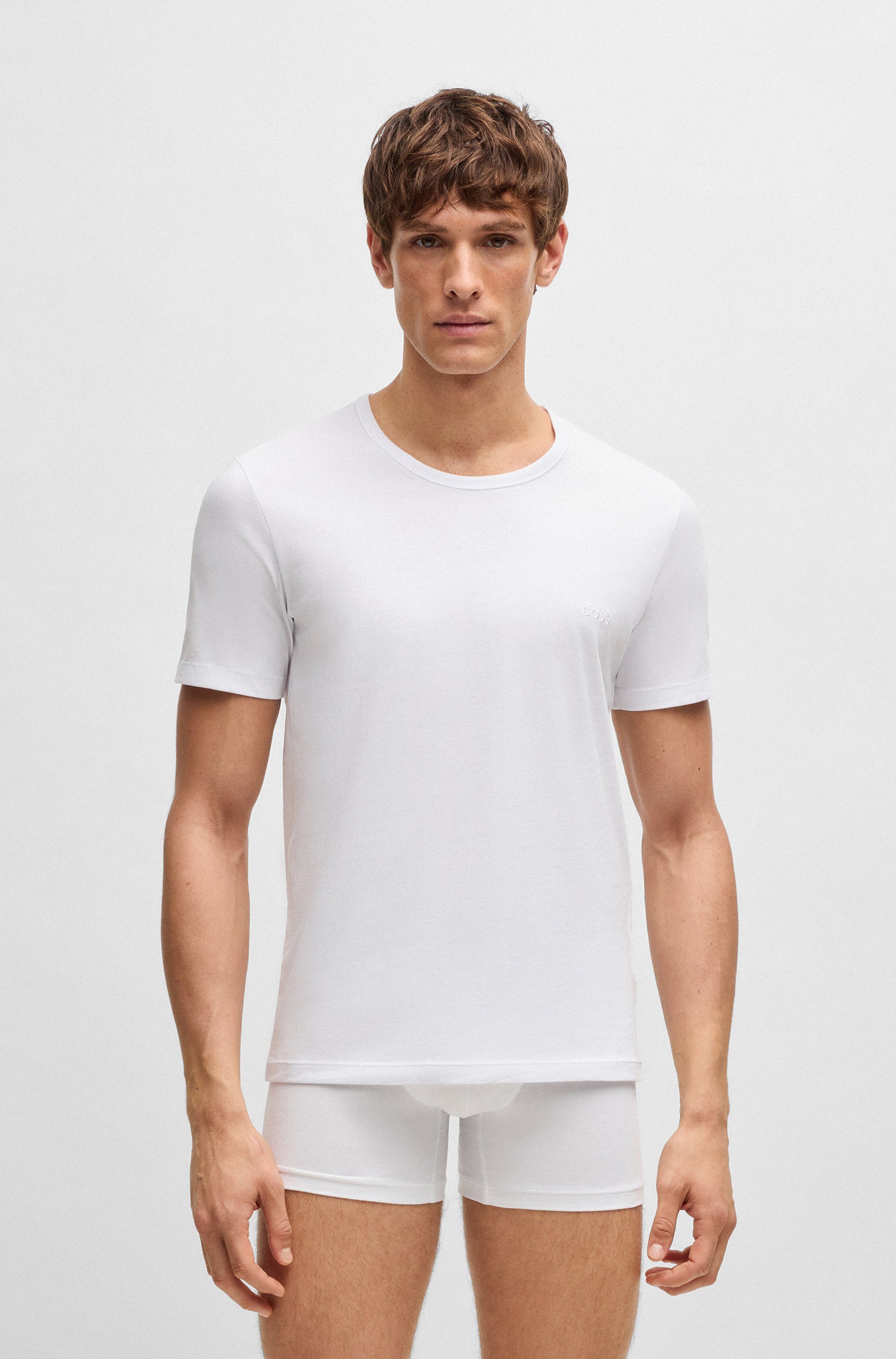 BOSS T-shirt Ronde hals BOSS ONE x David Beckham (3-delig, Set van 3)