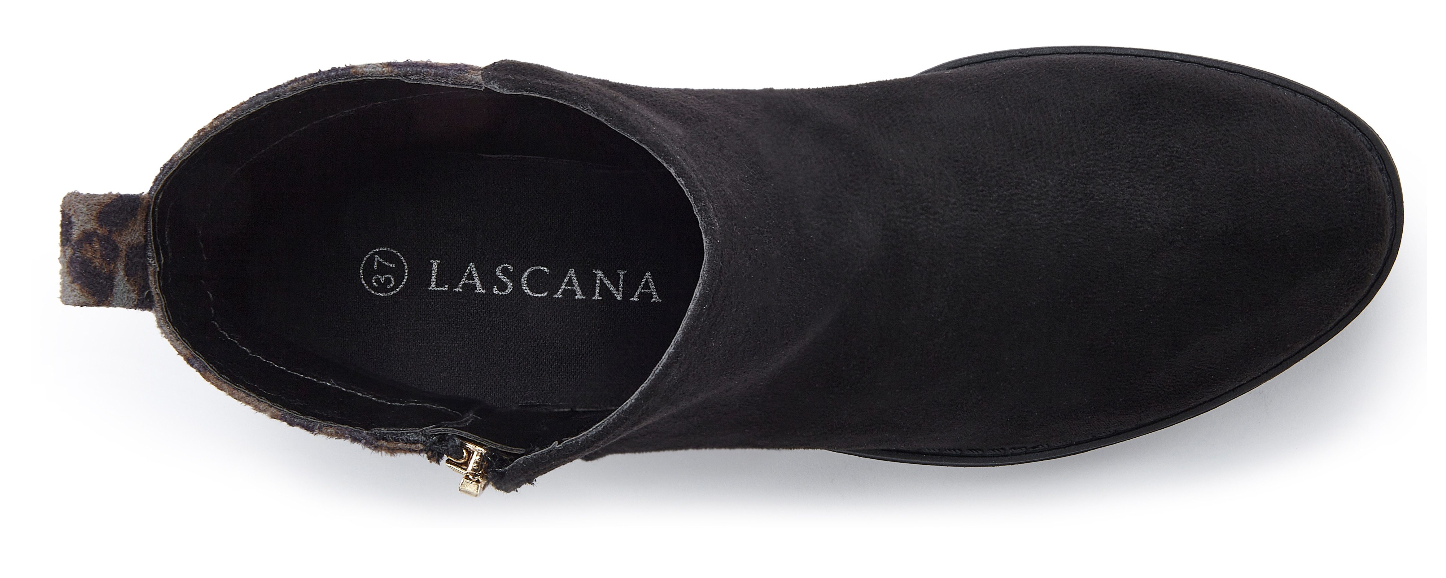 Lascana Laarsjes Ankle boots, laarzen met leeuw-print vegan