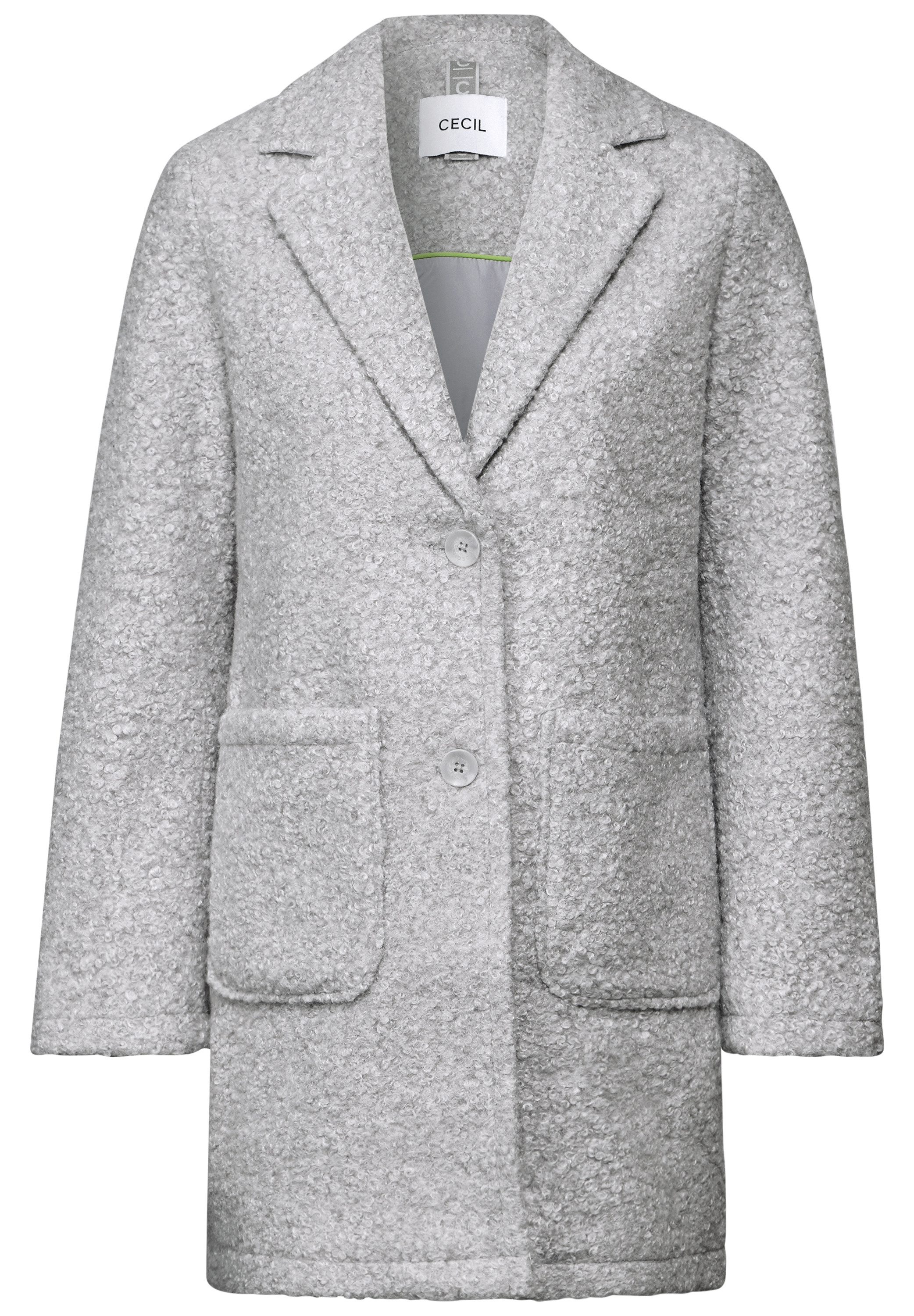 Cecil Lange jas in wol-look