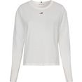 tommy sport t-shirt long sleeve mesh tee wit