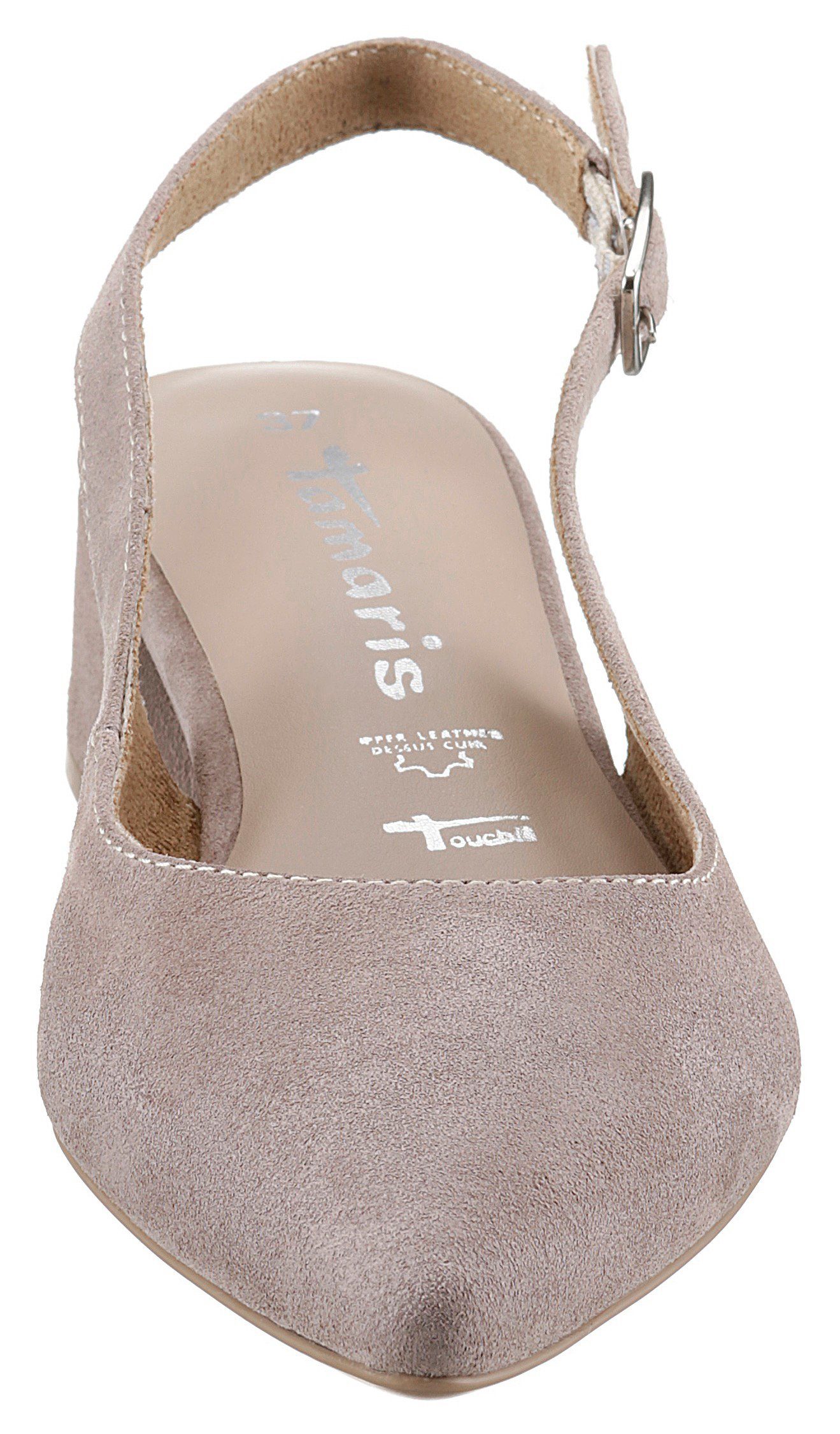 Tamaris Slingback pumps , blokhak, avondschoen, zomerschoen met verstelbare riem