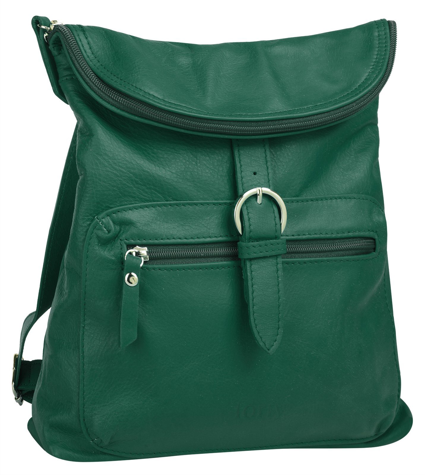 Forty Degrees Rugzak echt leer, made in italy