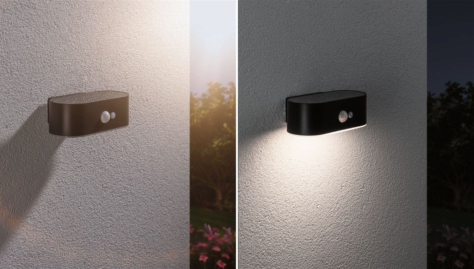 Paulmann Led-wandlamp voor buiten Solar Adya IP44 3000K 200lm Zwart (1 stuk)