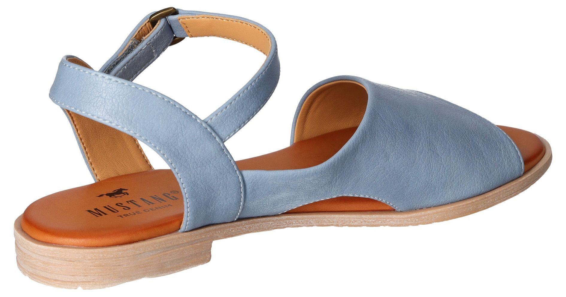 Mustang Shoes Sandalen , zomerschoen, sandaal, riemzandalen in asymmetrische vorm