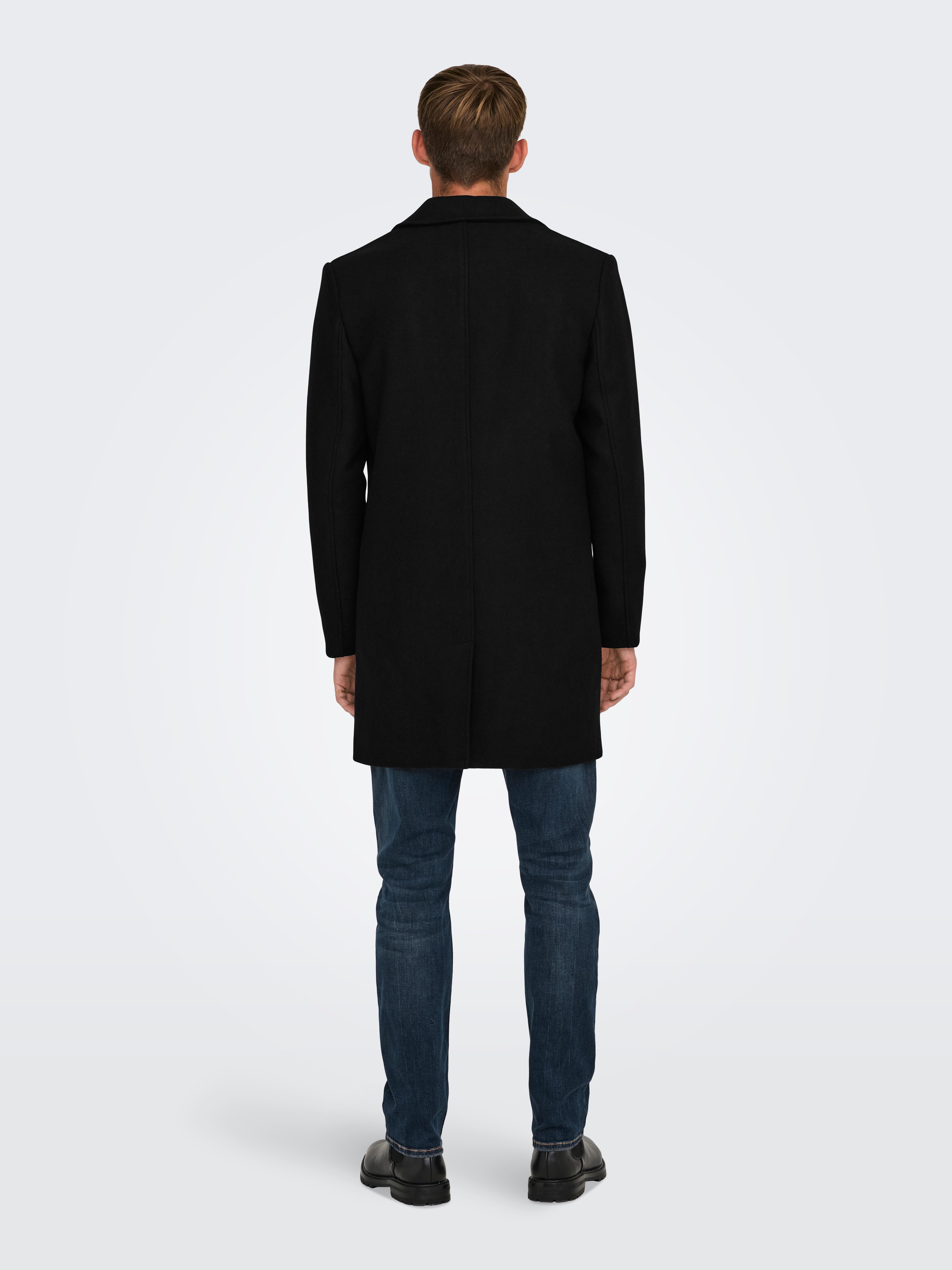 ONLY & SONS Korte jas ONSMATTHEW WOOL COAT OTW