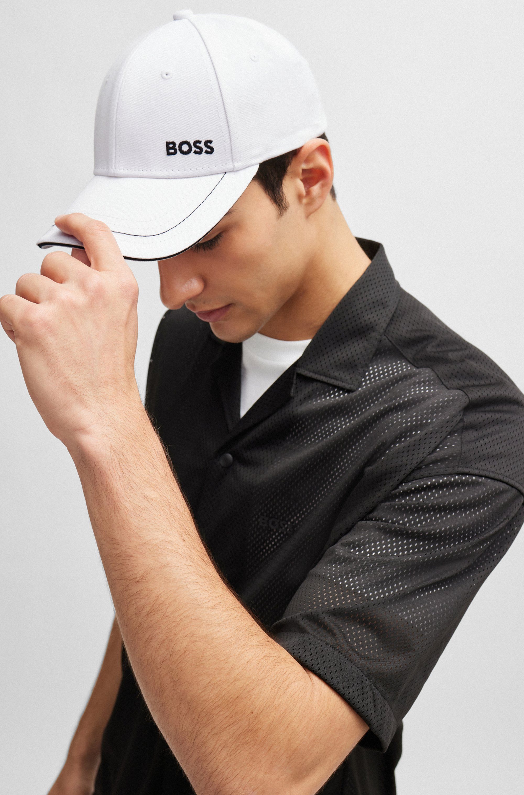 BOSS GREEN Baseball pet Cap-1 met geborduurd boss-logo