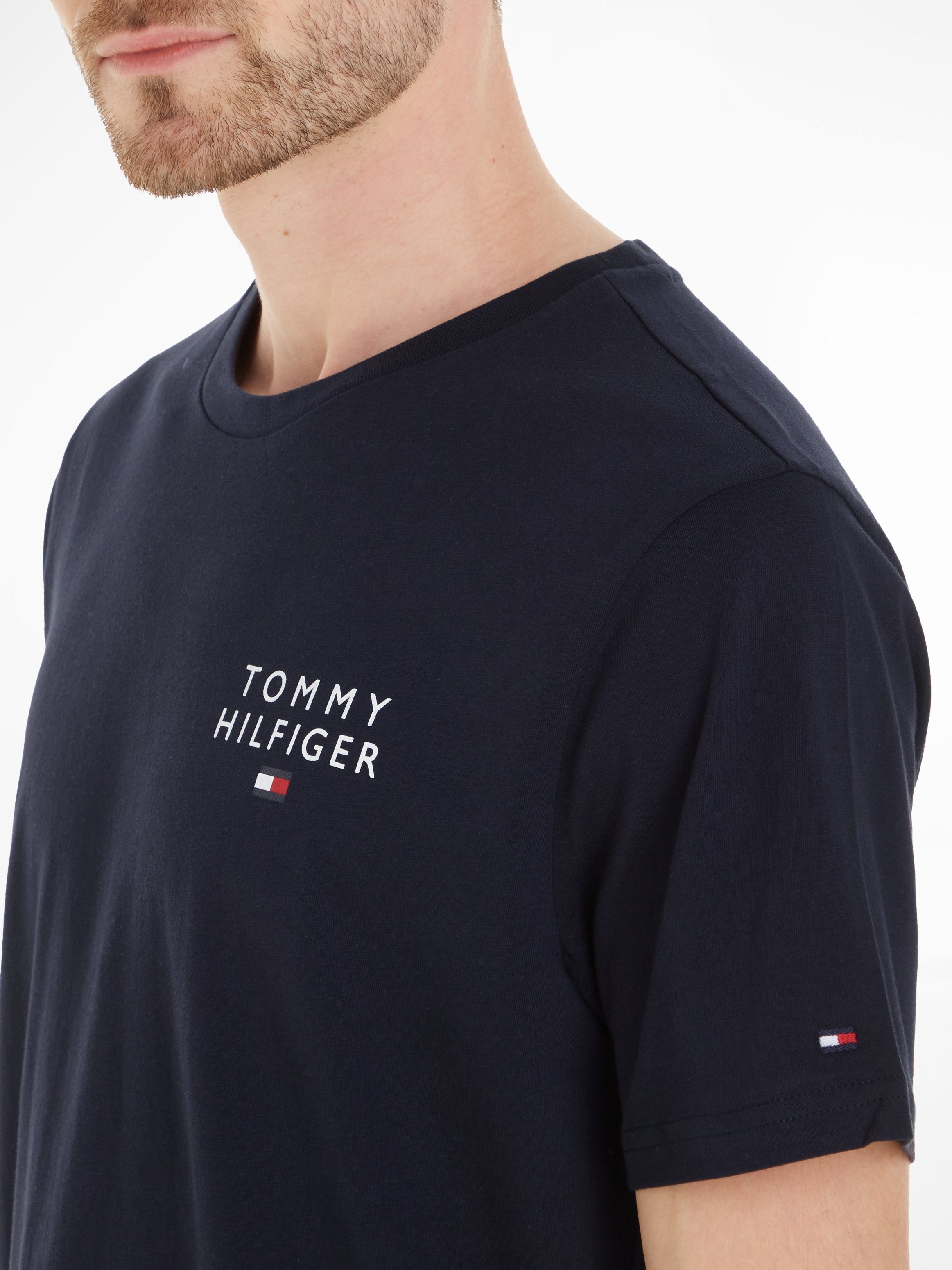 Tommy Hilfiger Underwear T-shirt CN SS TEE LOGO met tommy hilfiger merklogo-opdruk