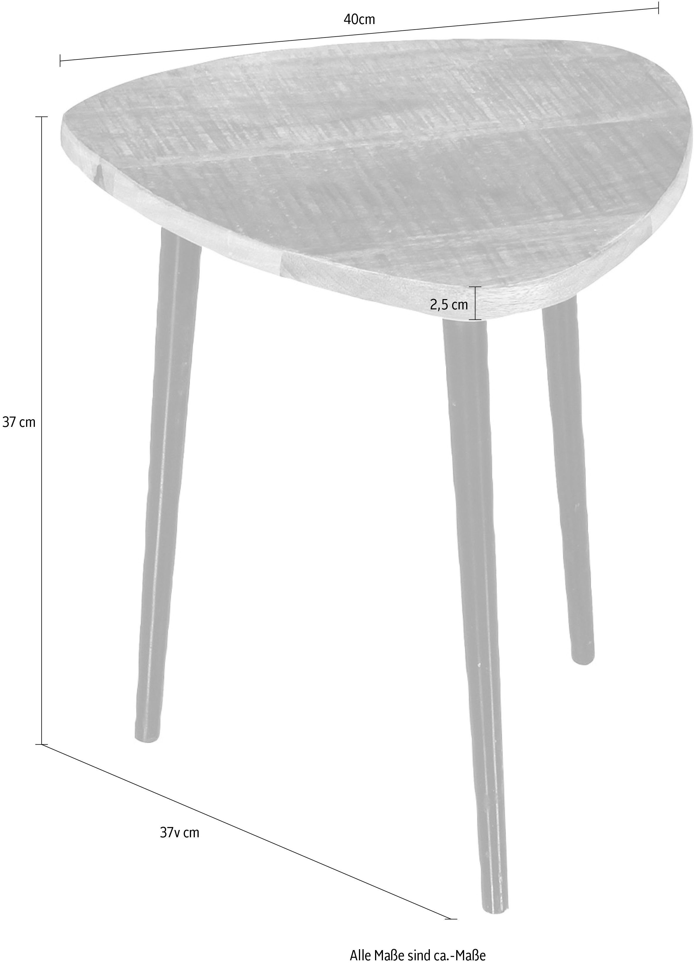 SIT Salontafel Gemaakt van natuurlijk mangohout