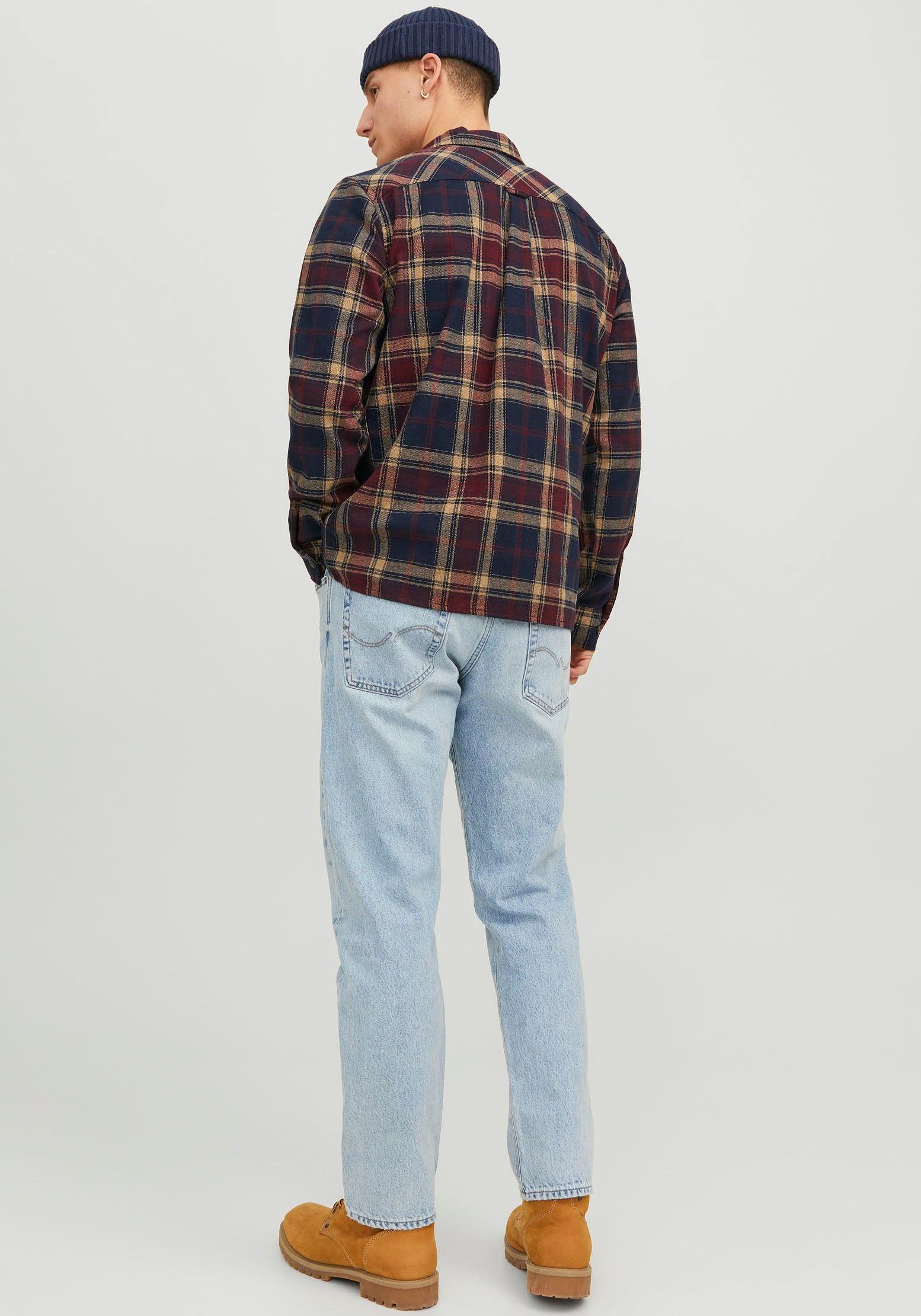 Jack & Jones Overhemd met lange mouwen JJEEDDIE OVERSHIRT LS NOOS