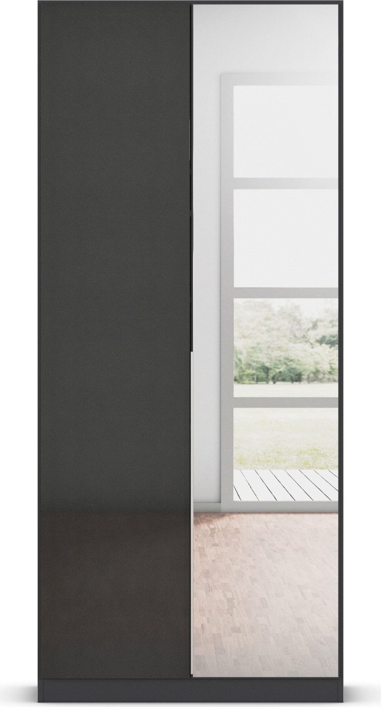 rauch Draaideurkast Kledingkast kast garderobe AGORDO met decor- of hoogglansfront doordachte binnenuitrusting, in 6 breedtes en 2 hoogtes made in germany