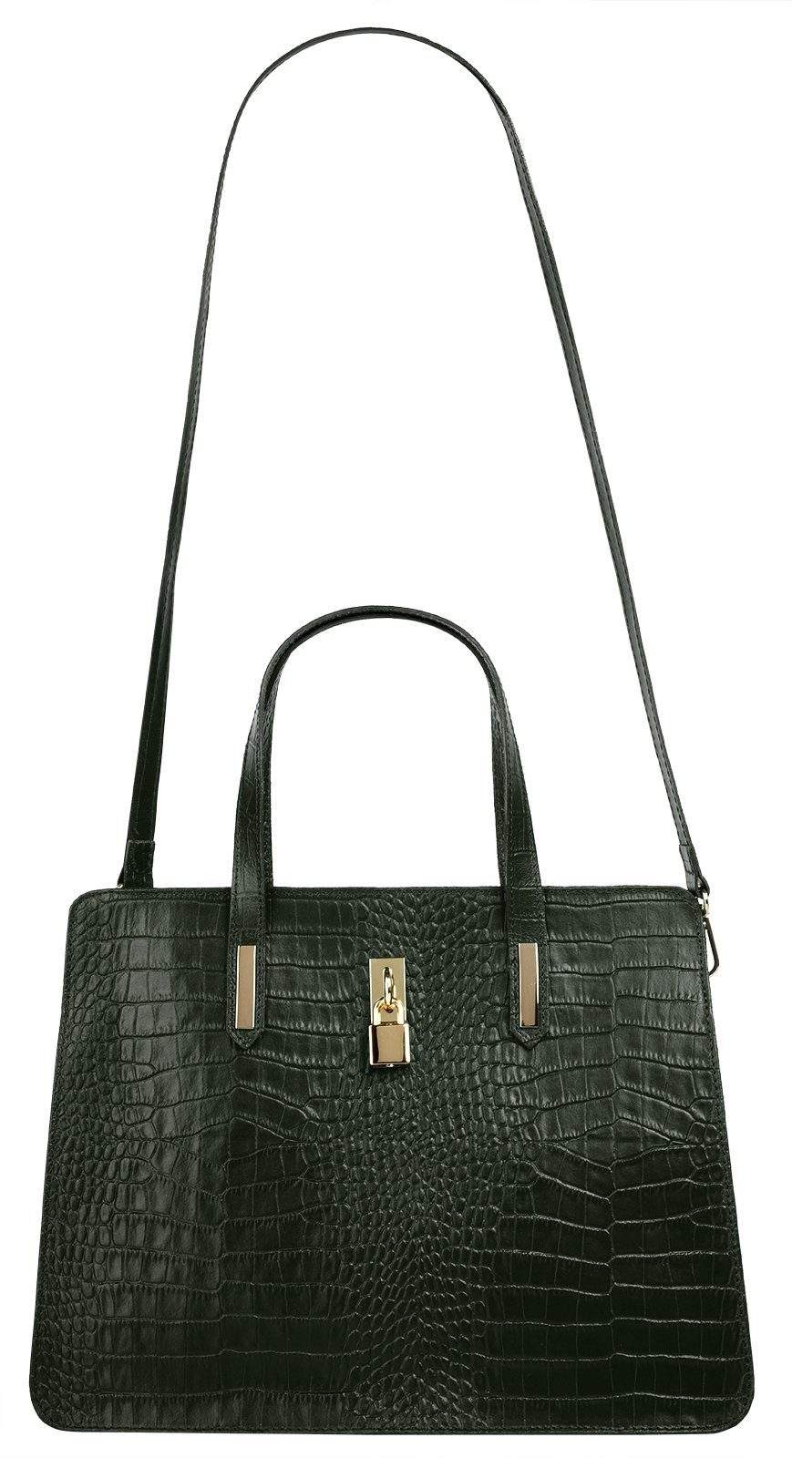 Cluty Tas echt leer, made in italy
