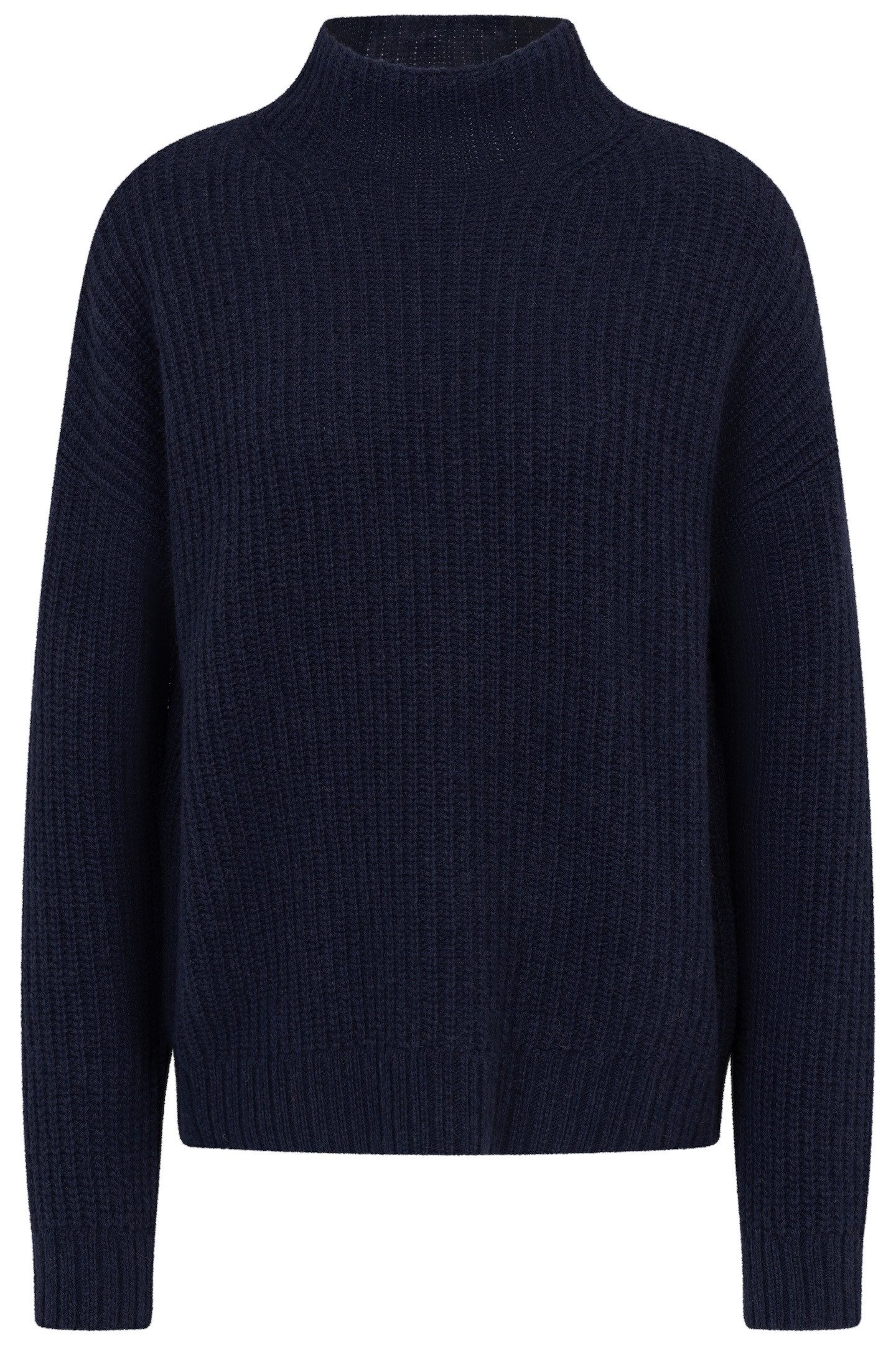 Bugatti Trui met ronde hals met lichte turtleneck
