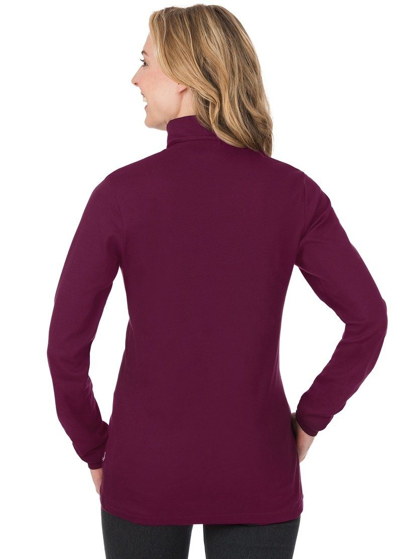 Trigema Colshirt TRIGEMA ski- en sportcoltrui met lange mouwen (1-delig)