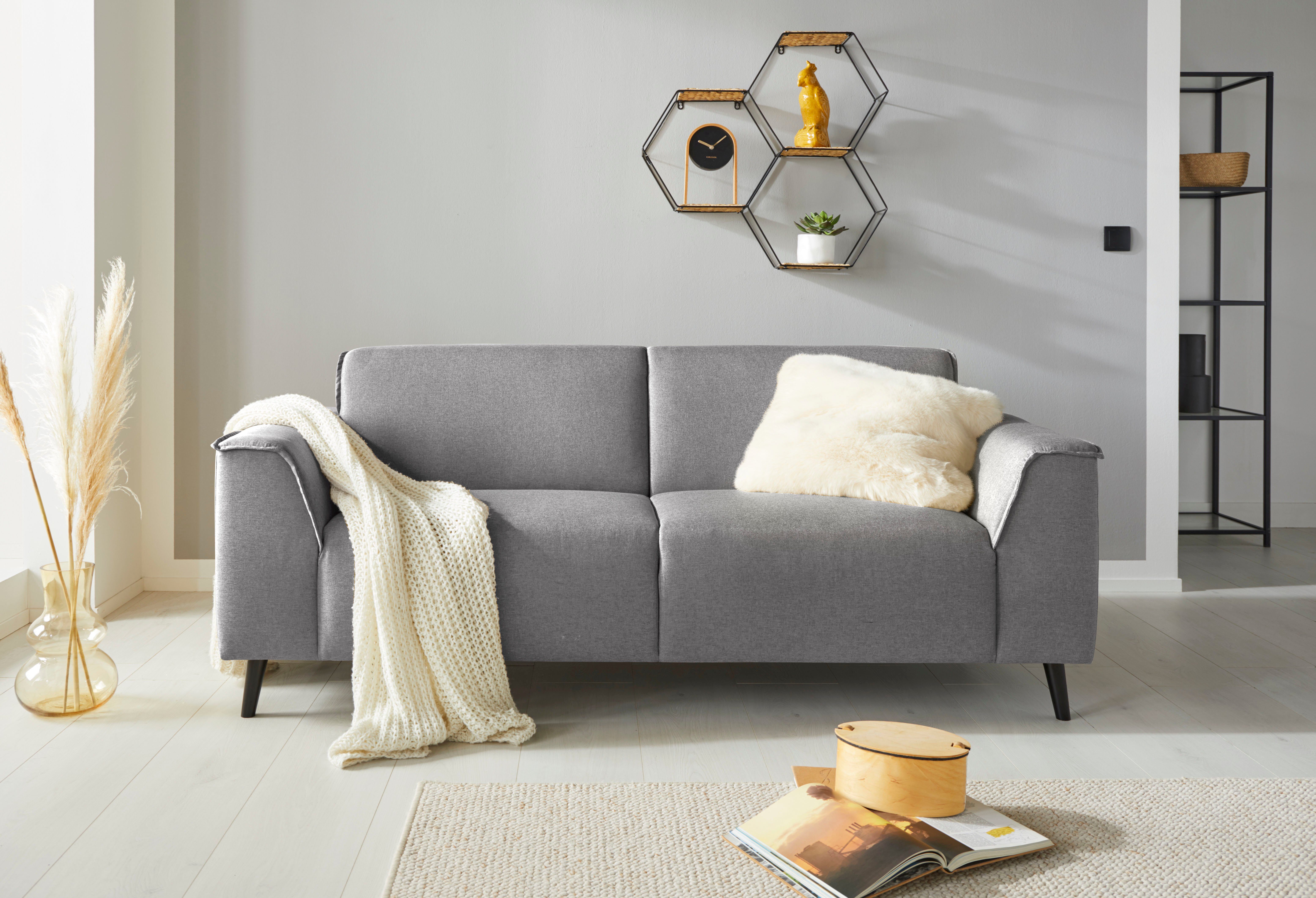 DOMO collection 2,5-zitsbank Amora geweldige afwerkingsdetails, comfortabel,