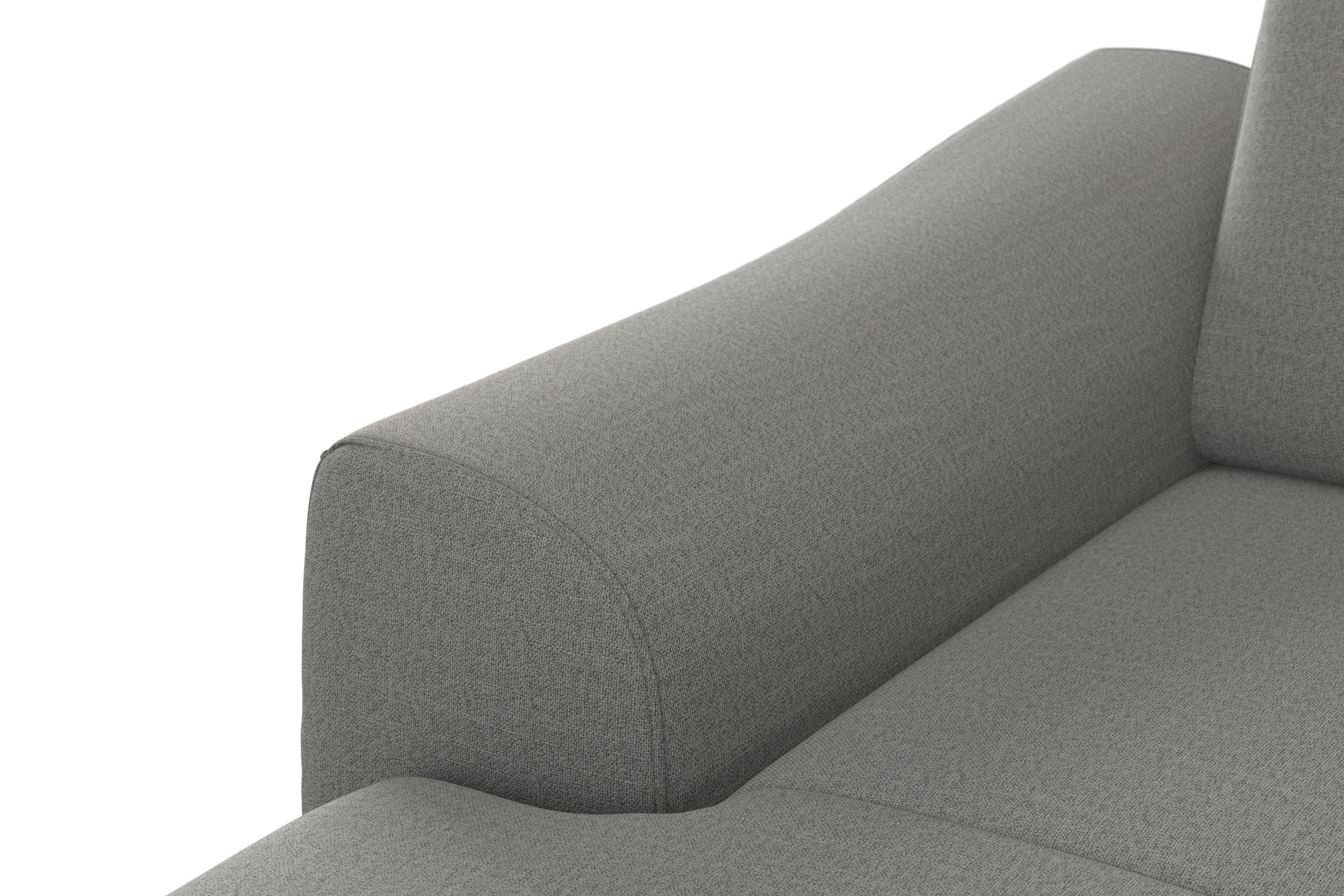 sit&more Zithoek Dundee U-vorm met binnenvering en massief houten poten, naar keuze met verstelbare hoofdsteun