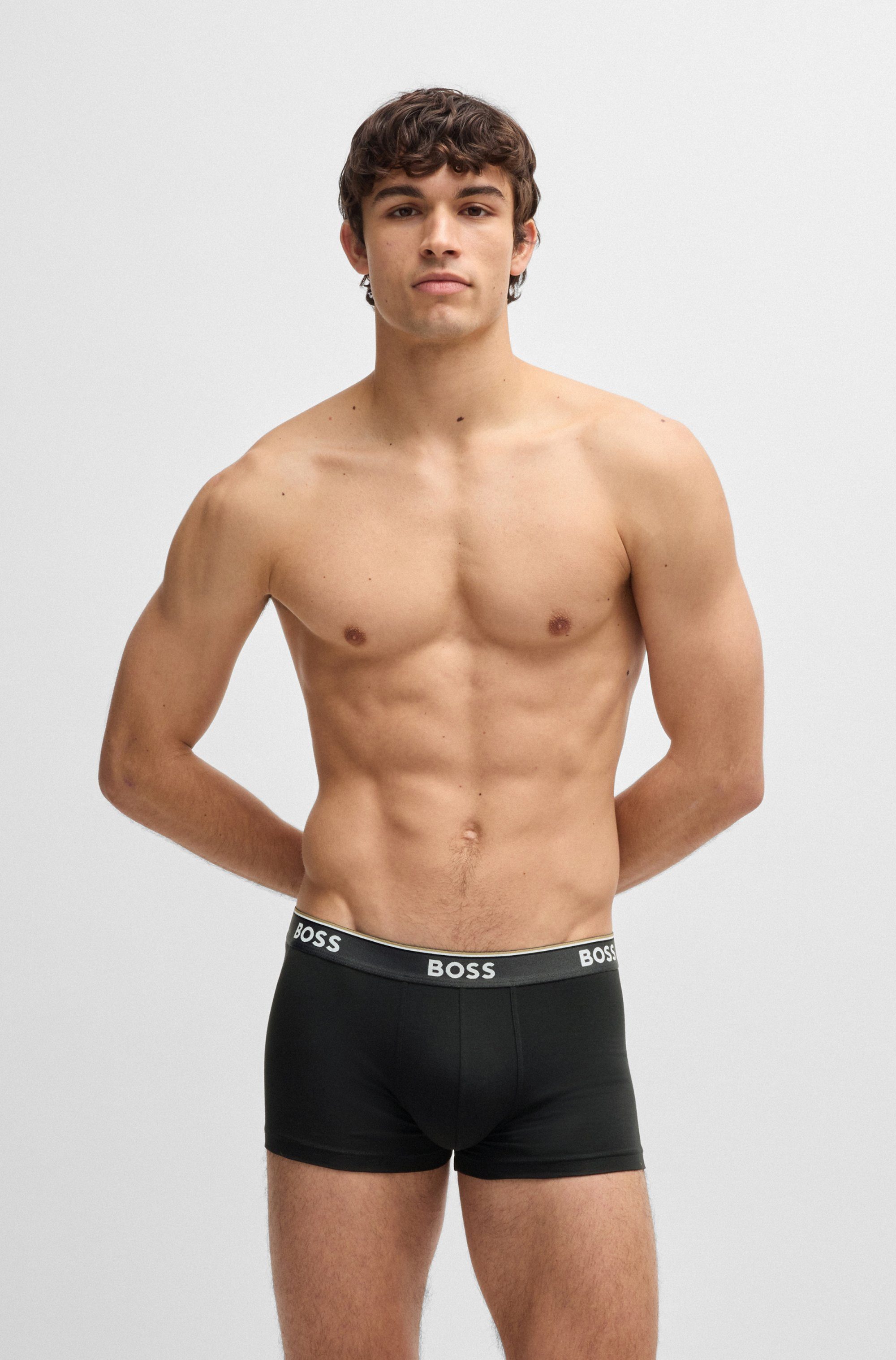 BOSS Trunk 3P Power met boss opdruk op de tailleband (set, 3 stuks)