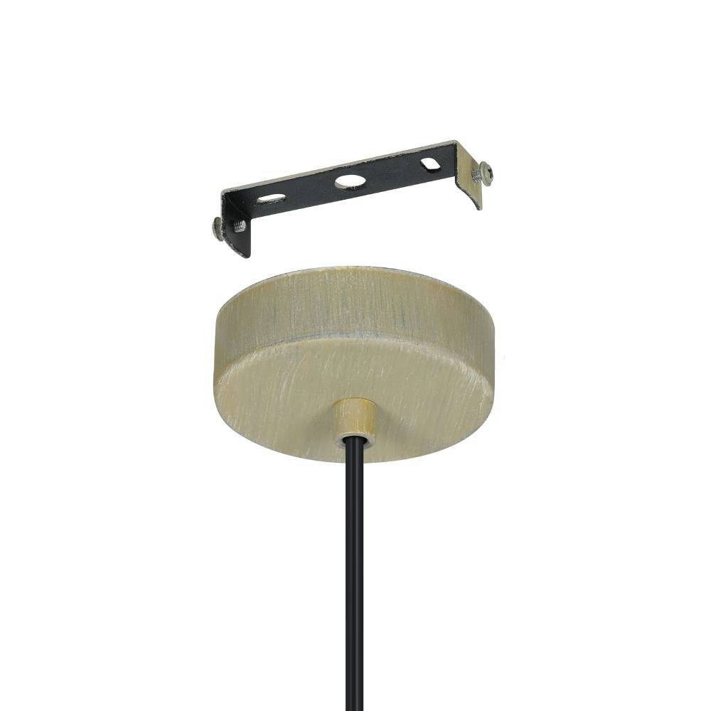 EGLO Hanglamp AMSFIELD Boho hanglamp eettafel, eetkamerlamp, hanglamp, E27, Ø 38 cm