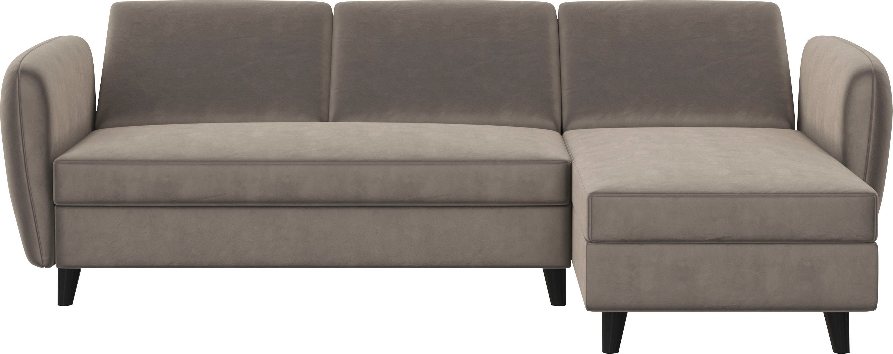 Dorel Home Hoekbank Perry, L-vorm Rugleuning, verschillende kleurvarianten, zithoogte 43 cm, breedte 219 cm