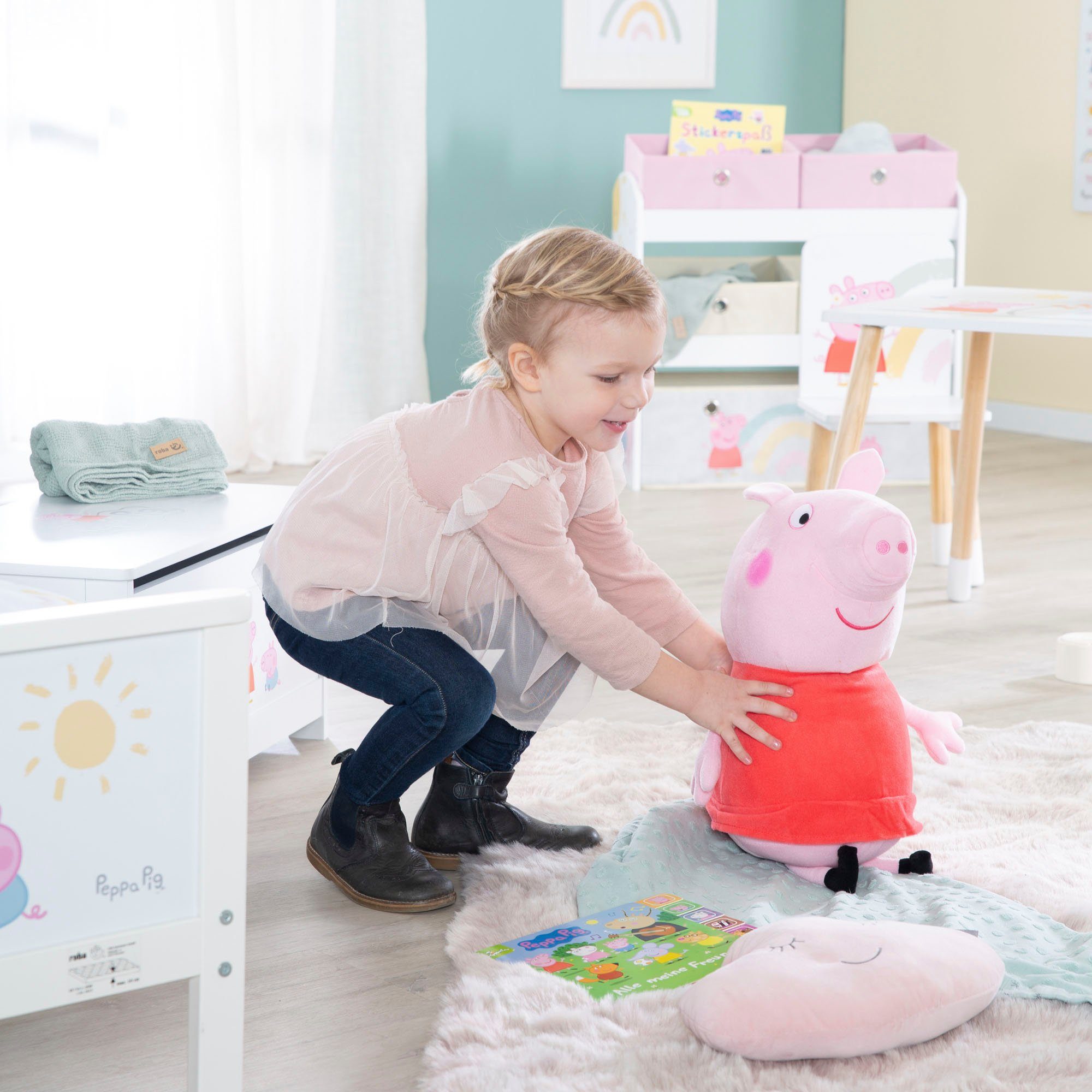 Roba® Meetlat Peppa Pig met peppa pig motief, scala tot 150 cm