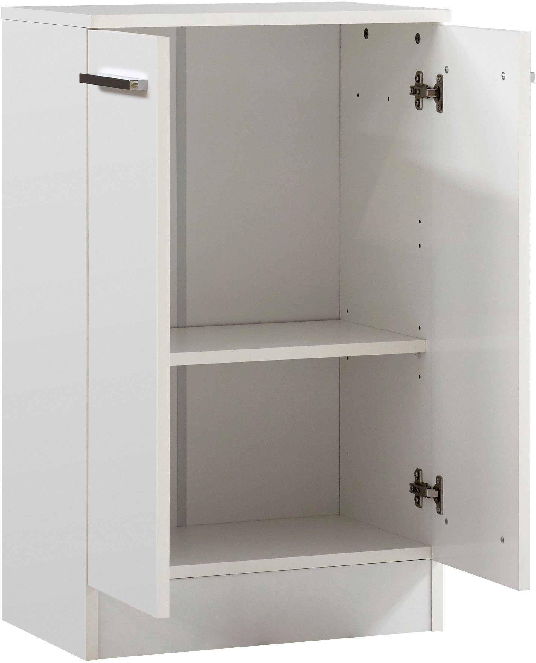 Saphir Onderkast Quickset 335 Badkamermeubel, 2 deuren, 1 plank, 50 cm breed