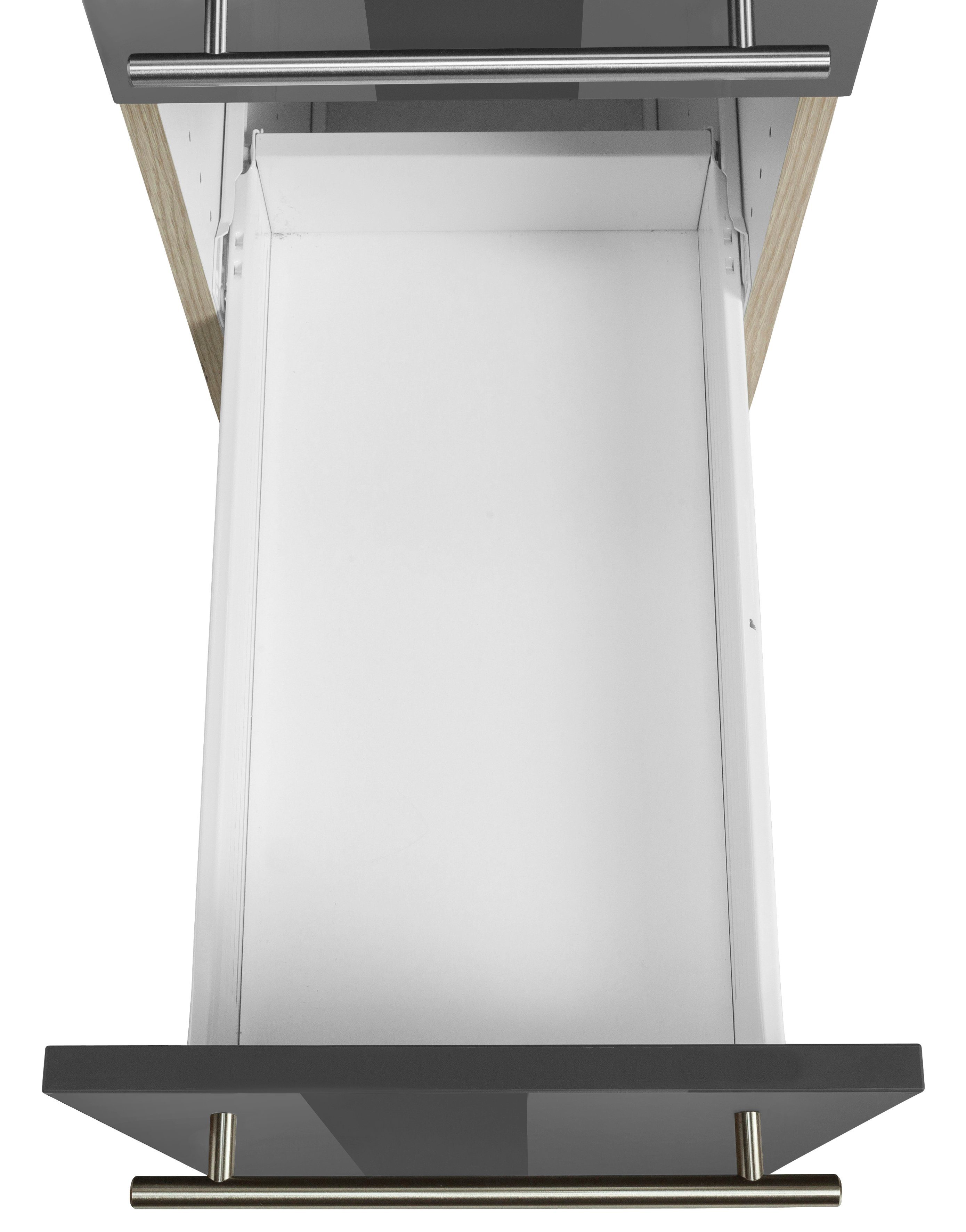 OPTIFIT Apothekerskast Bern 30 cm breed, 212 cm hoog, met in hoogte verstelbare stelpoten