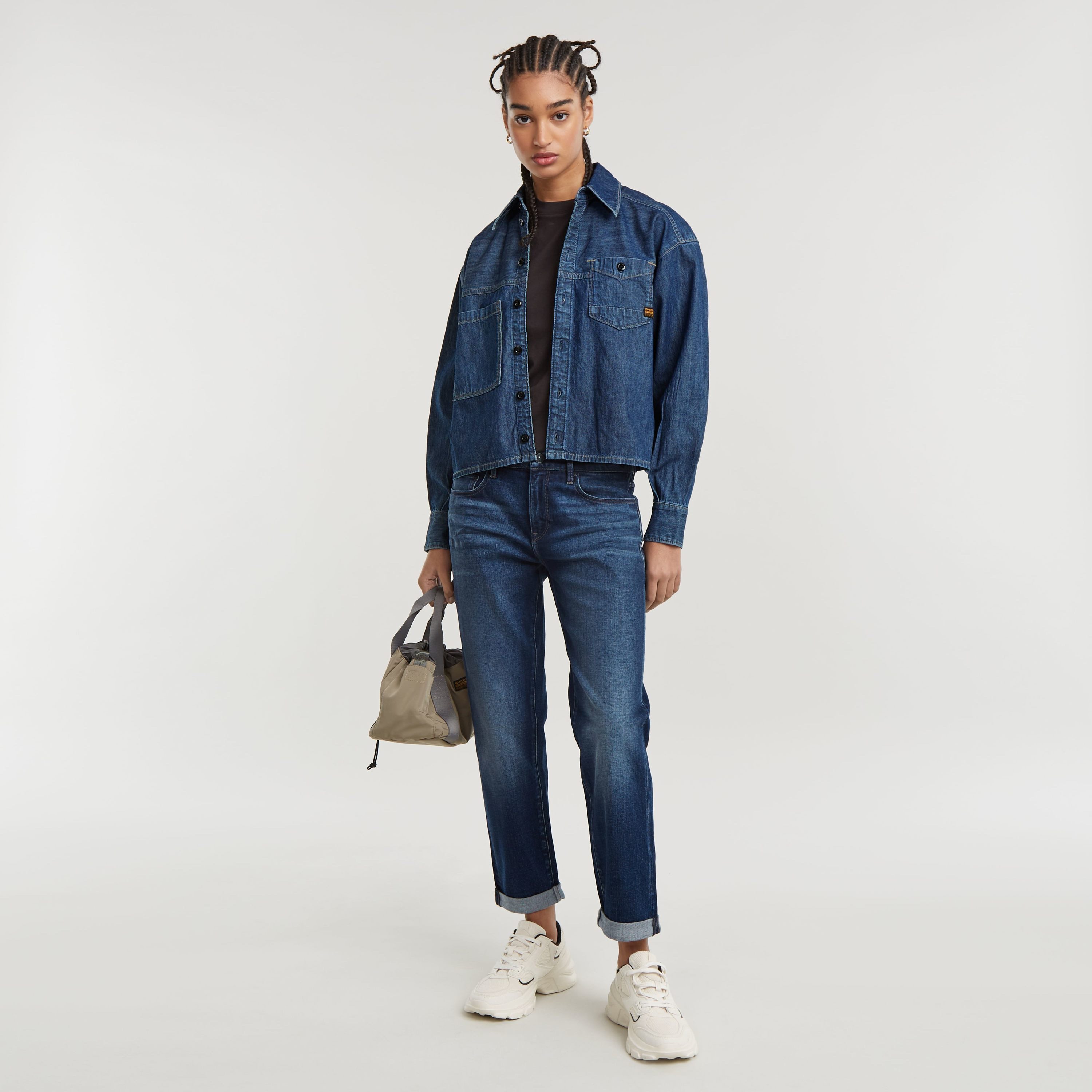 G-Star RAW Boyfriendjeans Kate Katoen-stretch denim kwaliteit voor meer draagcomfort