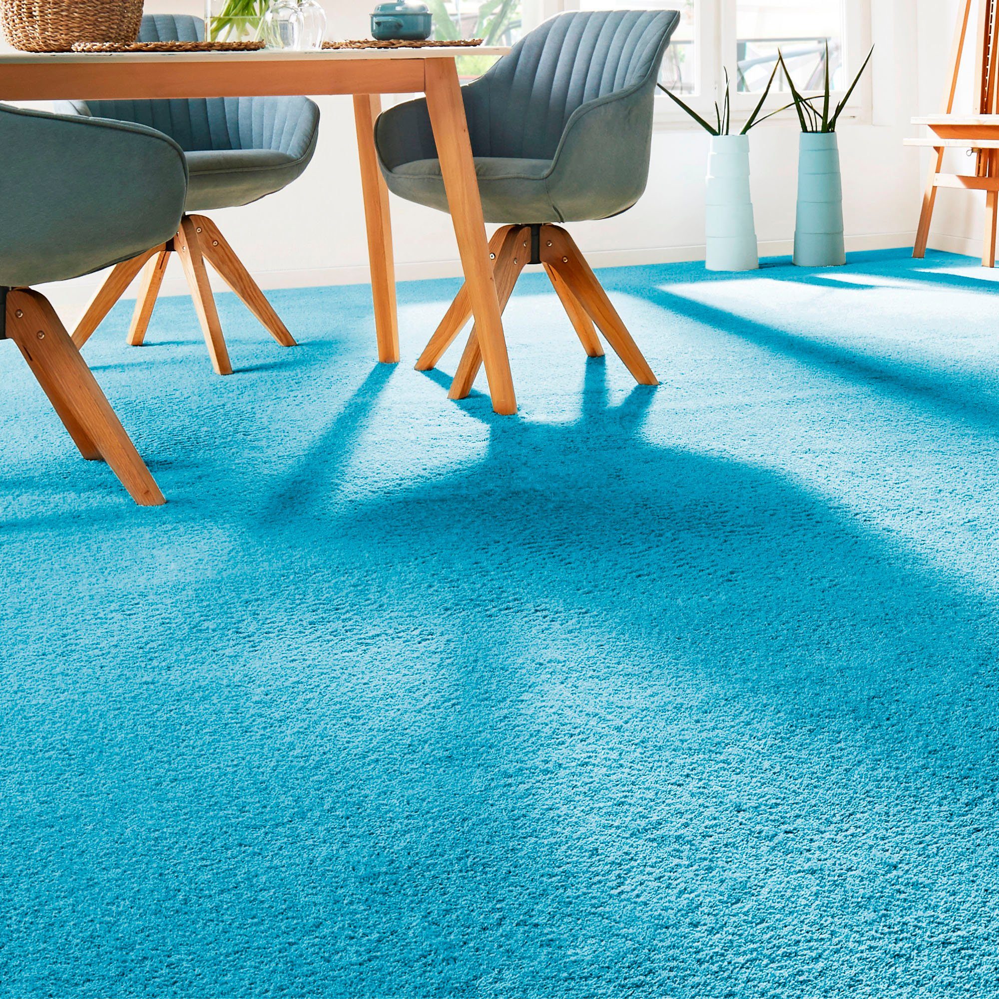 Andiamo Tapijt Frisee-Velours Sophie, Made in Netherlands Effen kleuren, breedte 400 cm of 500 cm, slijtvast & onderhoudsvriendelijk