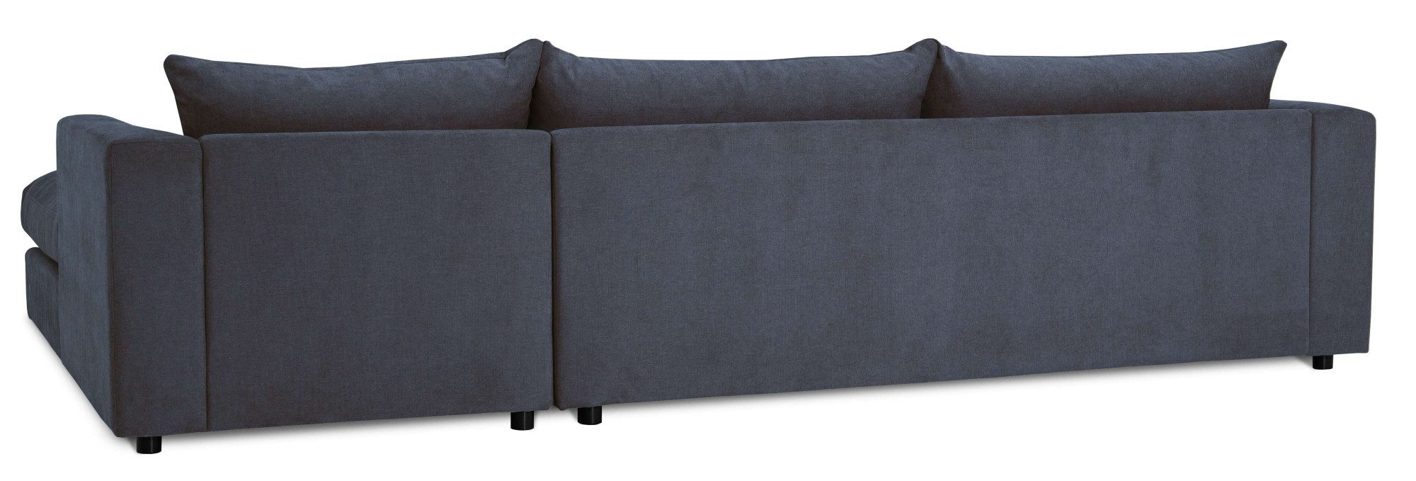 LeGer Home by Lena Gercke Hoekbank Avelina Breedte 297 cm, in cord- en chenille-stof, rugkussen met veren (2-delig)