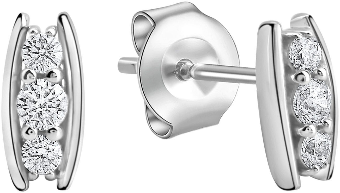 Firetti Paar oorstekers Sieraad cadeau zilver 925 oorbellen dames oorbellen zilver(kleur)