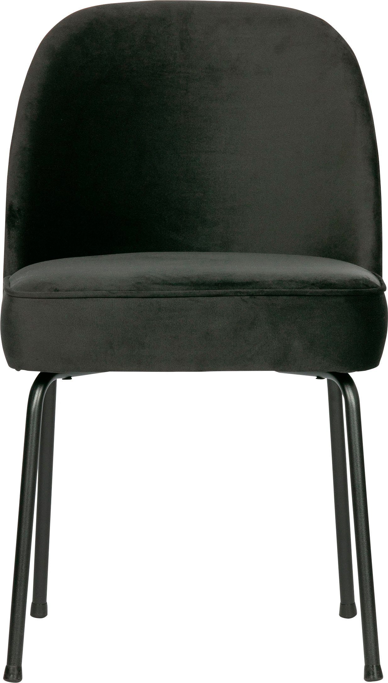 WOOOD Eetkamerstoel Stockholm Gestoffeerde stoel, 4-poots metalen frame, breedte 50 cm (set, 2 stuks)