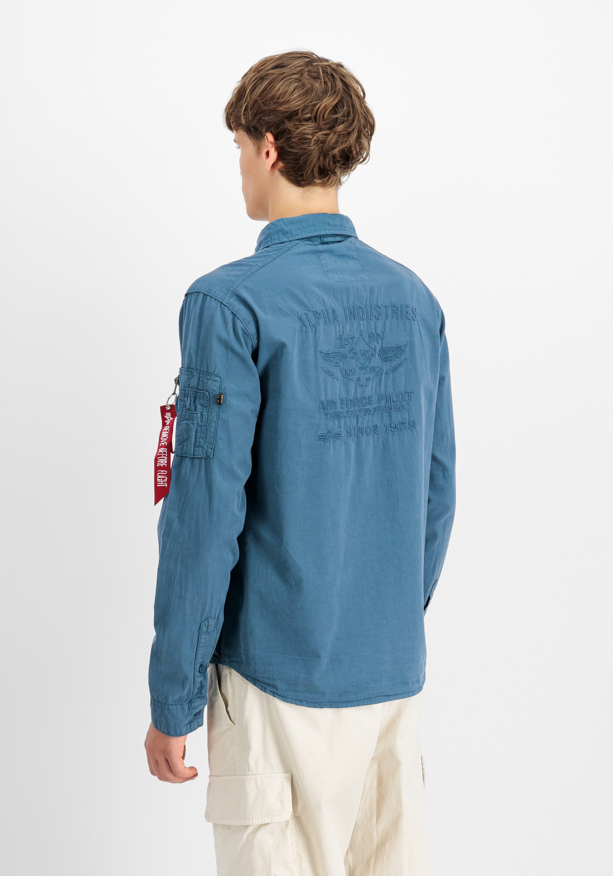 Alpha Industries Oversized shirt Alpha Industries Men - Shirts Air Force EMB Shirt