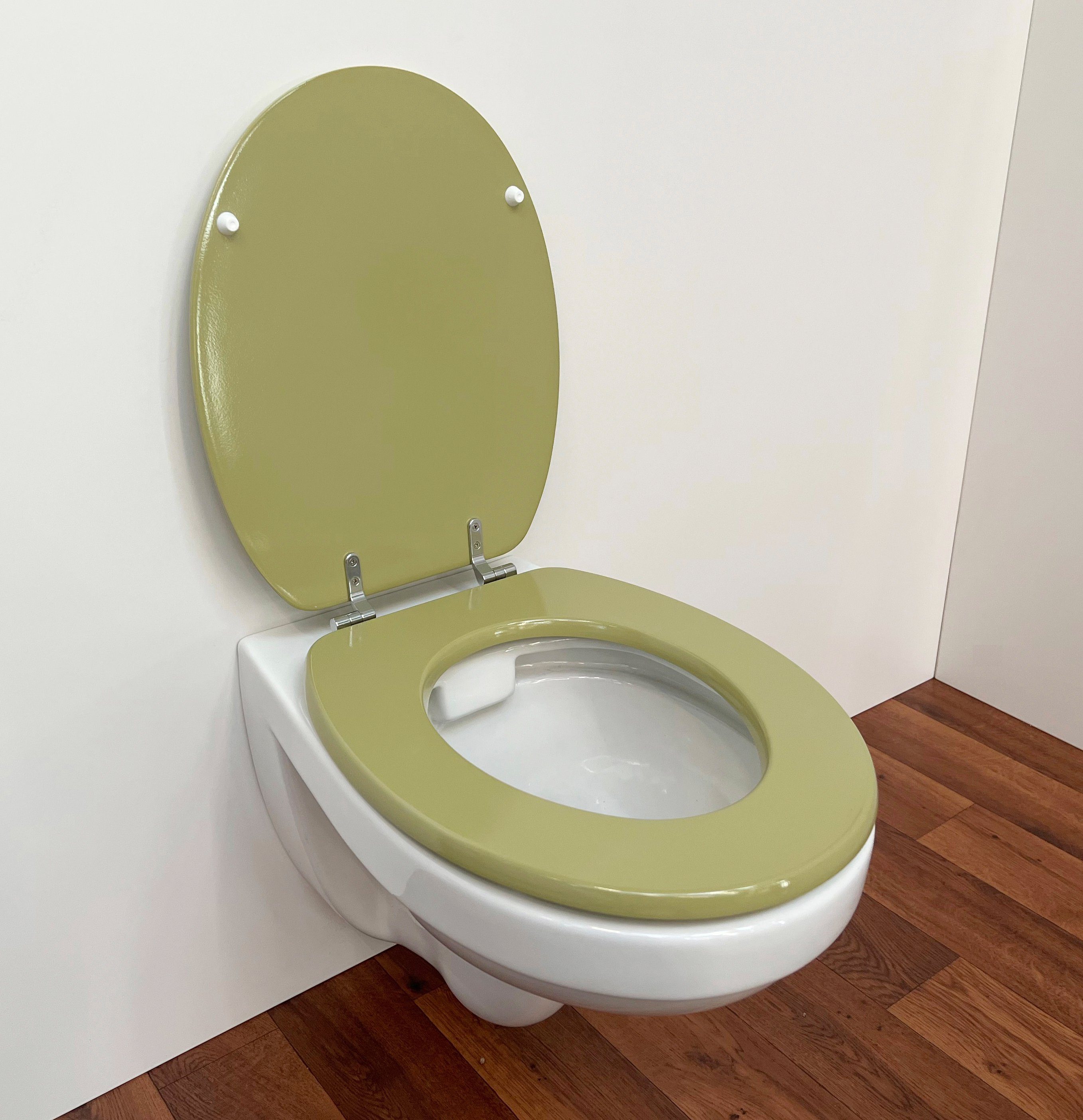 ADOB Toiletzitting uiterst stabiel, messing verchroomde scharnieren