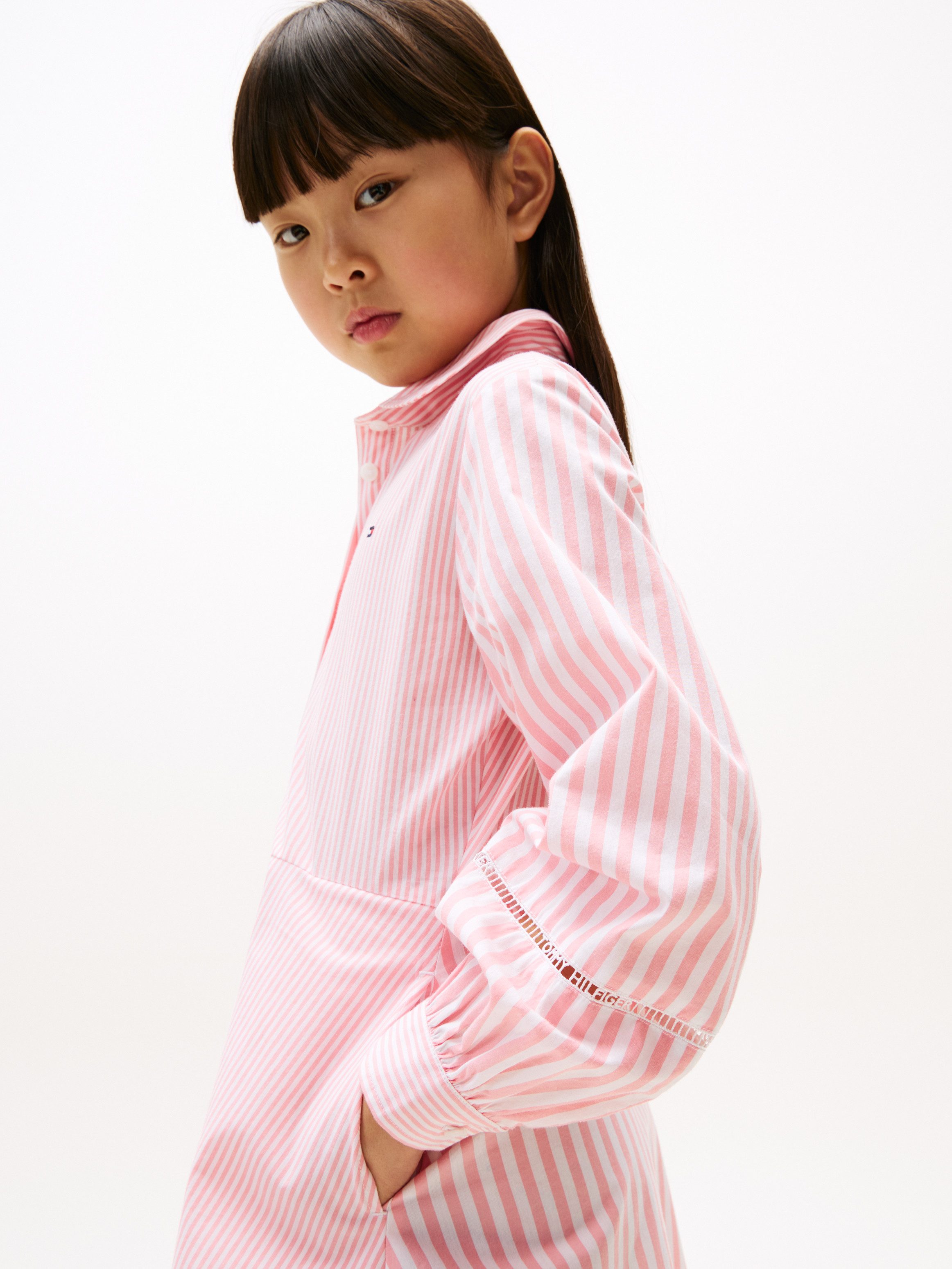 Tommy Hilfiger Blousejurk STRIPED SHIRT DRESS LS