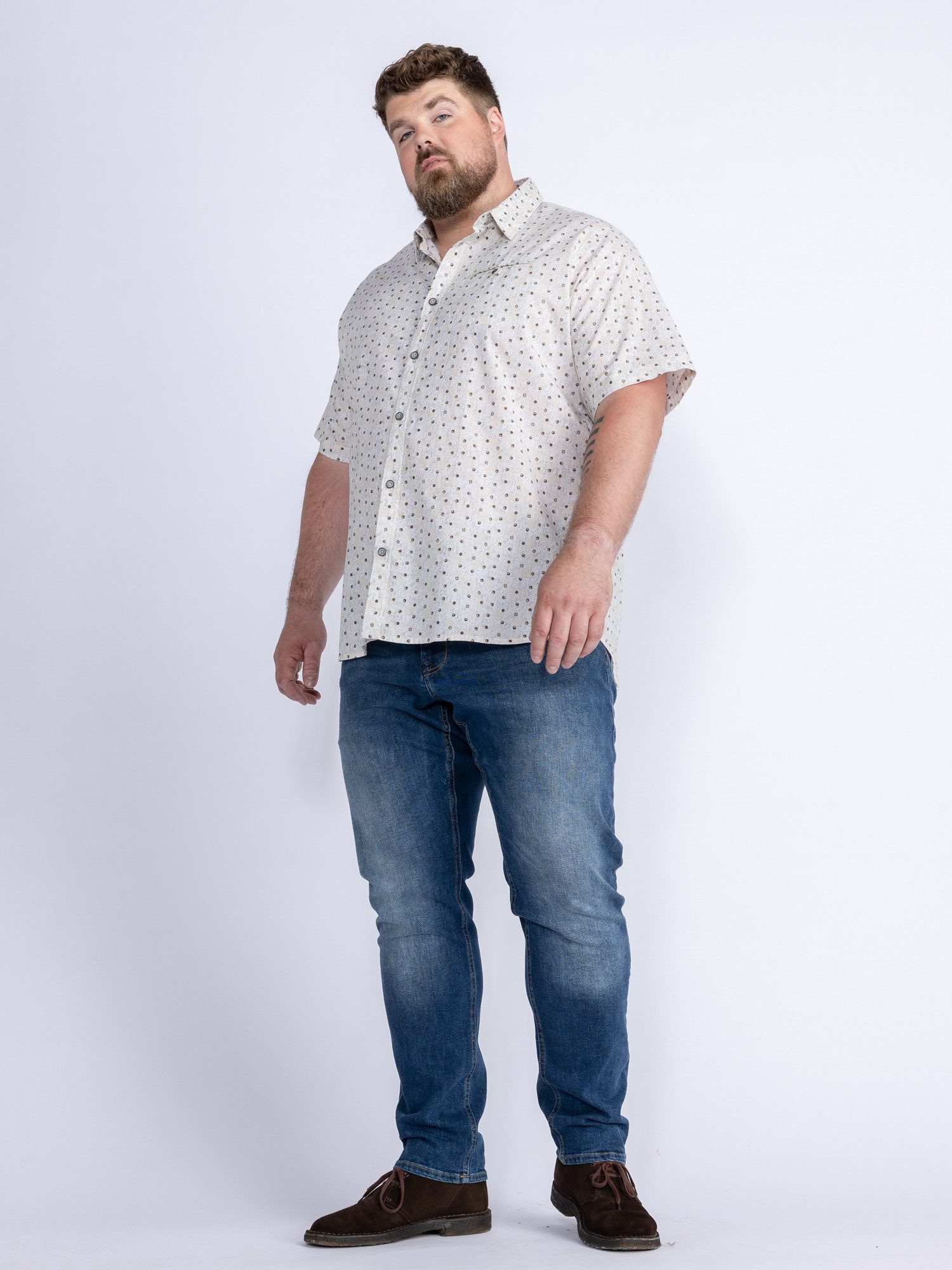 Petrol Industries Overhemd met korte mouwen Men Shirt Short Sleeve AOP