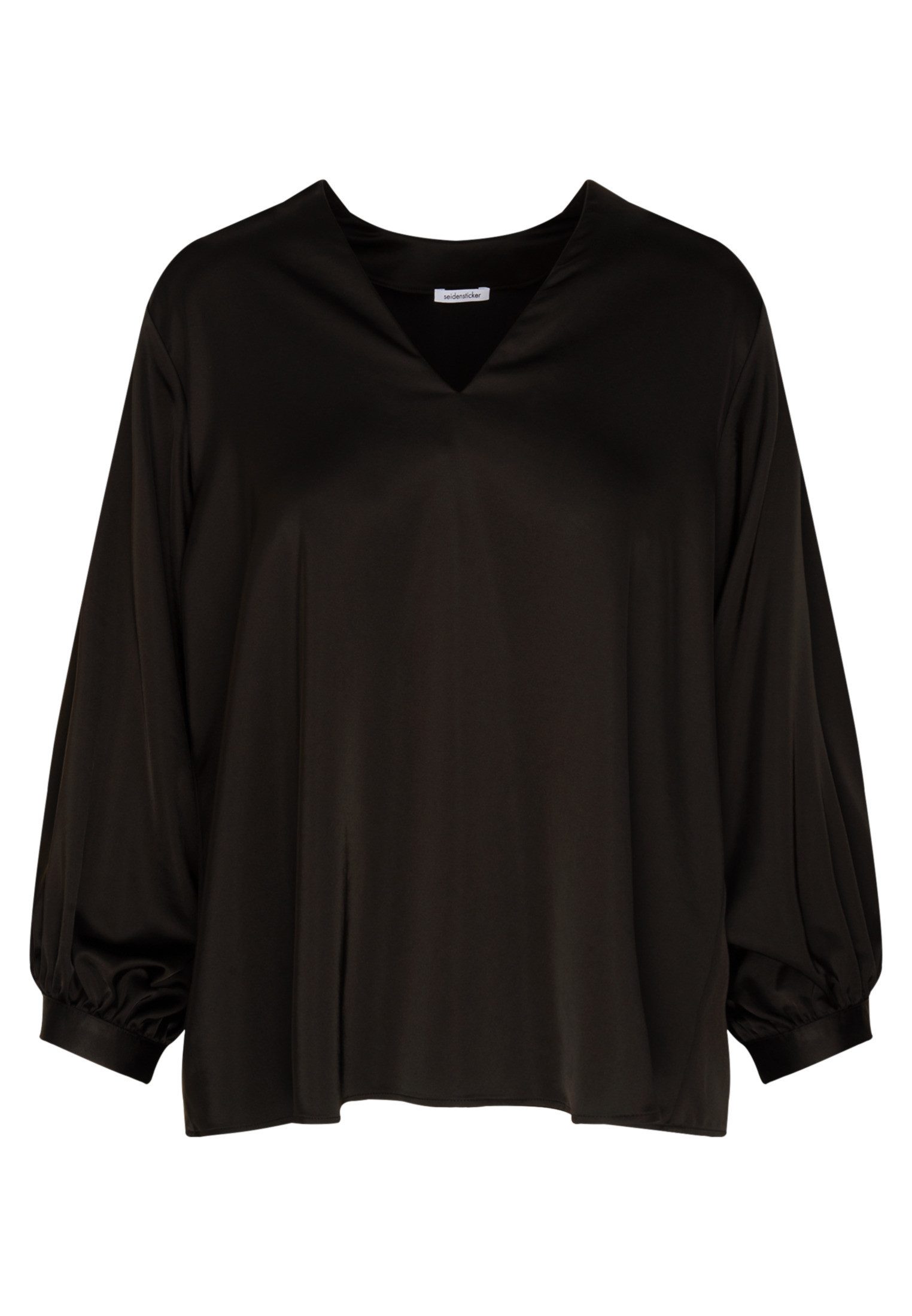 seidensticker Klassieke blouse Zwarte roos