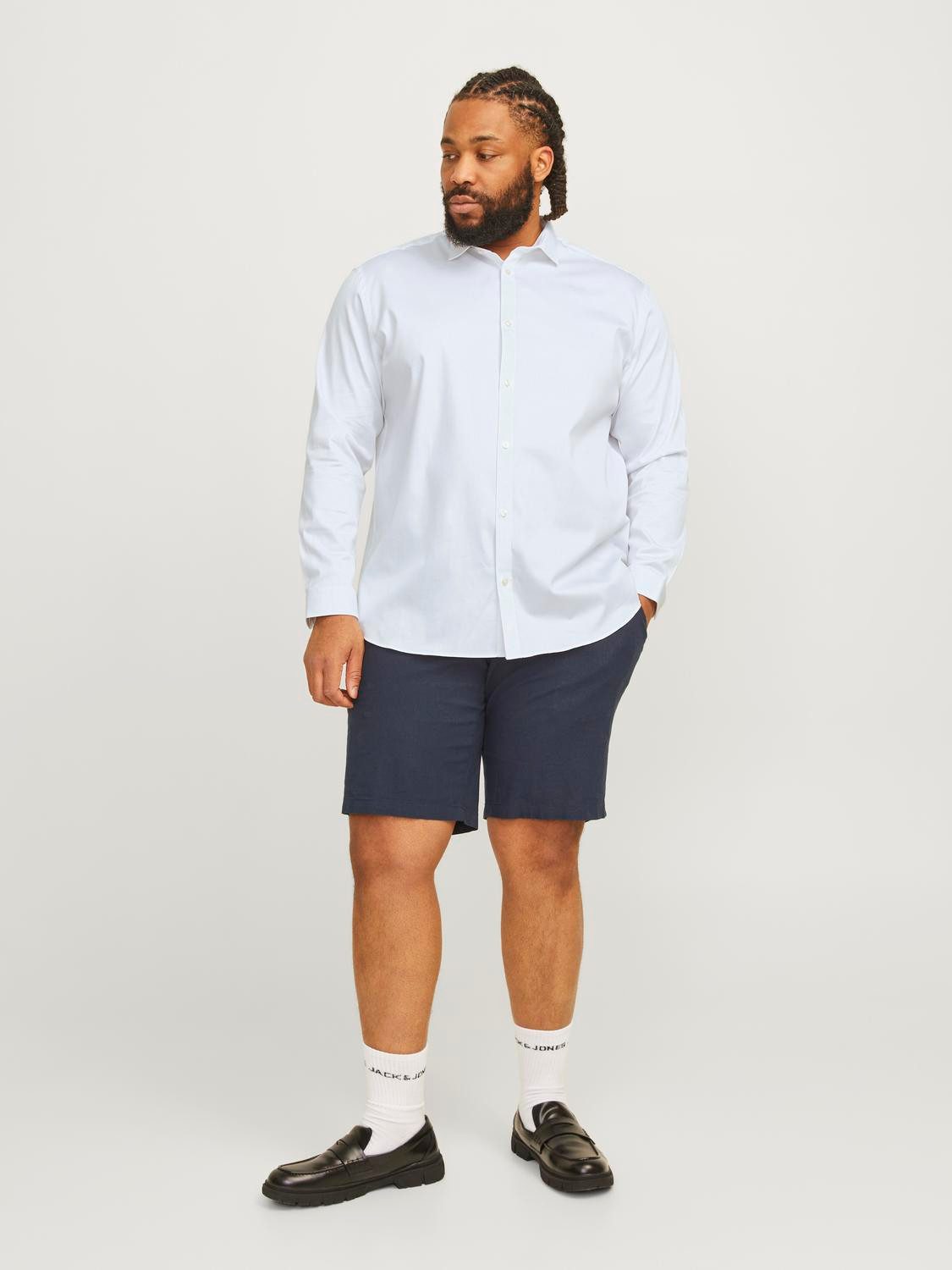 Jack & Jones PlusSize Overhemd met lange mouwen JJPRPARMA SHIRT L/S NOOS PLS