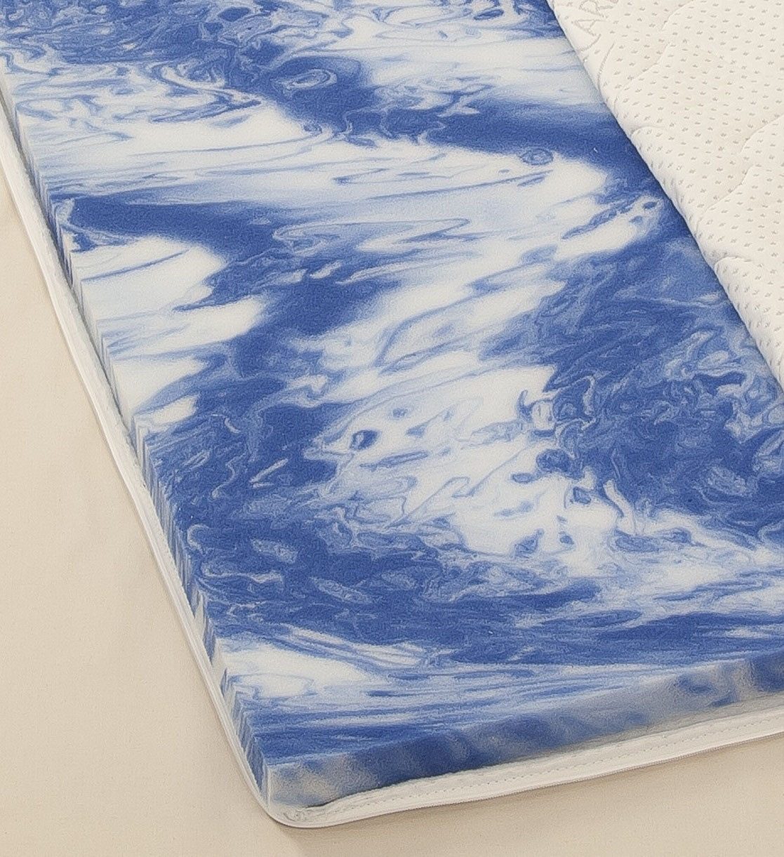 set one by Musterring Topmatras Florida Silvercare gel schuim Gelschuimkern, met stretch-dubbeldoekhoes met Silver Protect