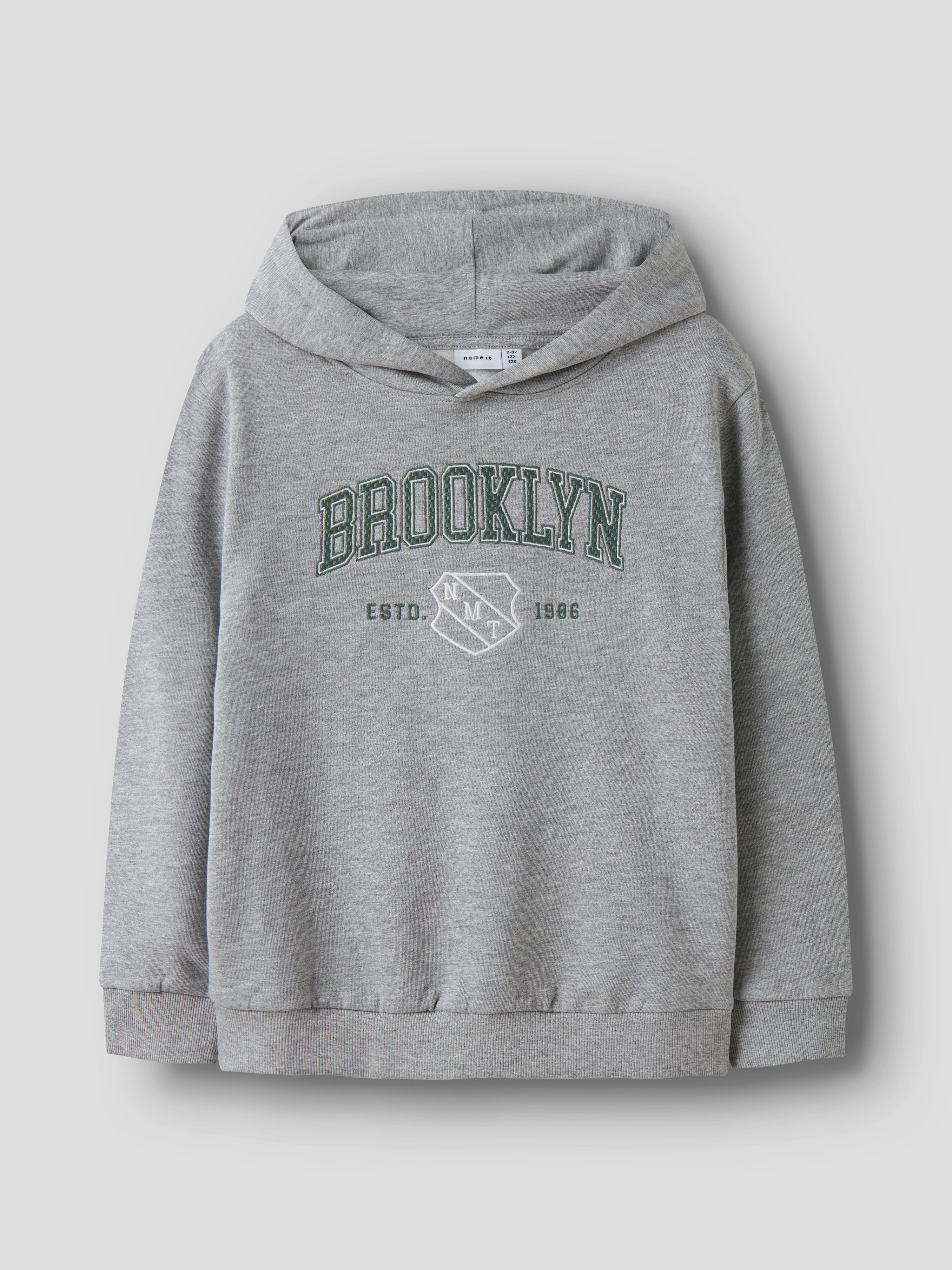 Name It Hoodie NKMNEWI LS NREG SWEAT WH BRU