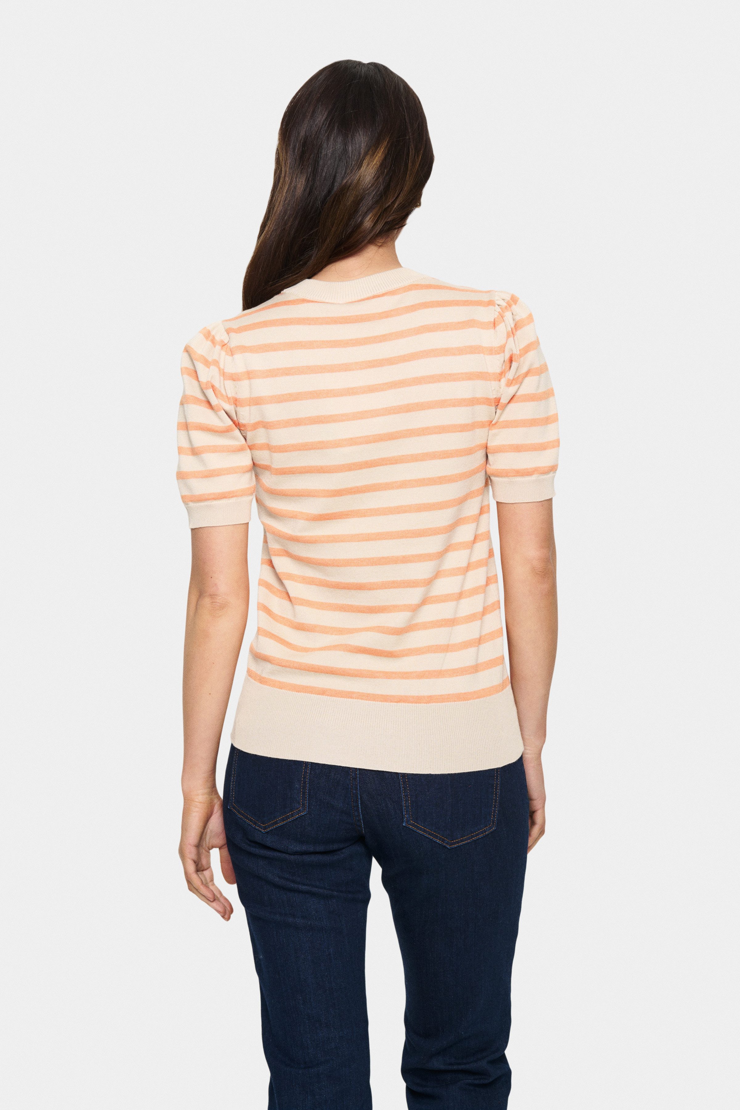 Saint Tropez Trui met korte mouwen MilaSZ SS Striped