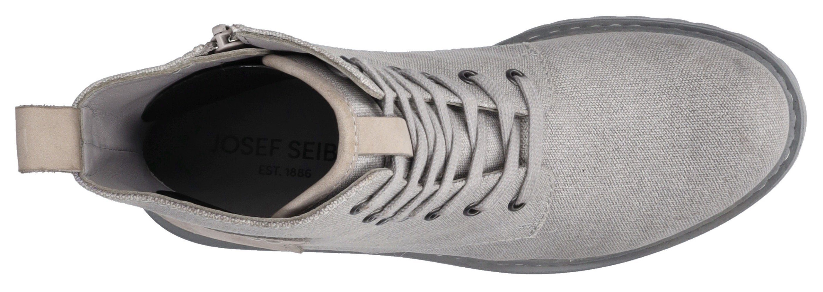 Josef Seibel Hoge veterschoenen Marta 26 blokhak, veterschoen, laarsjes met verwisselbare binnenzool