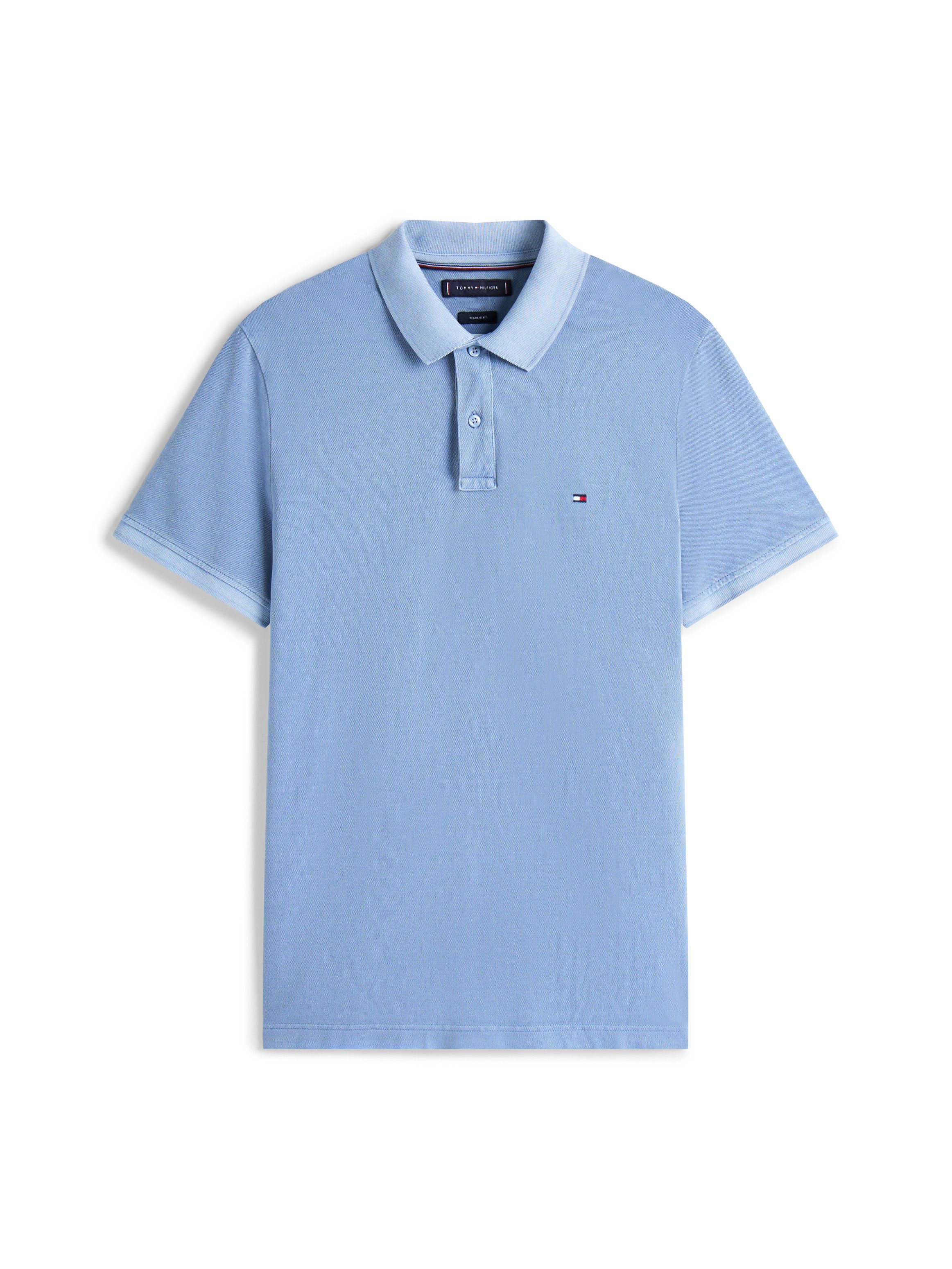 Tommy Hilfiger Poloshirt GARMENT DYE REG POLO licht gewassen uitstraling