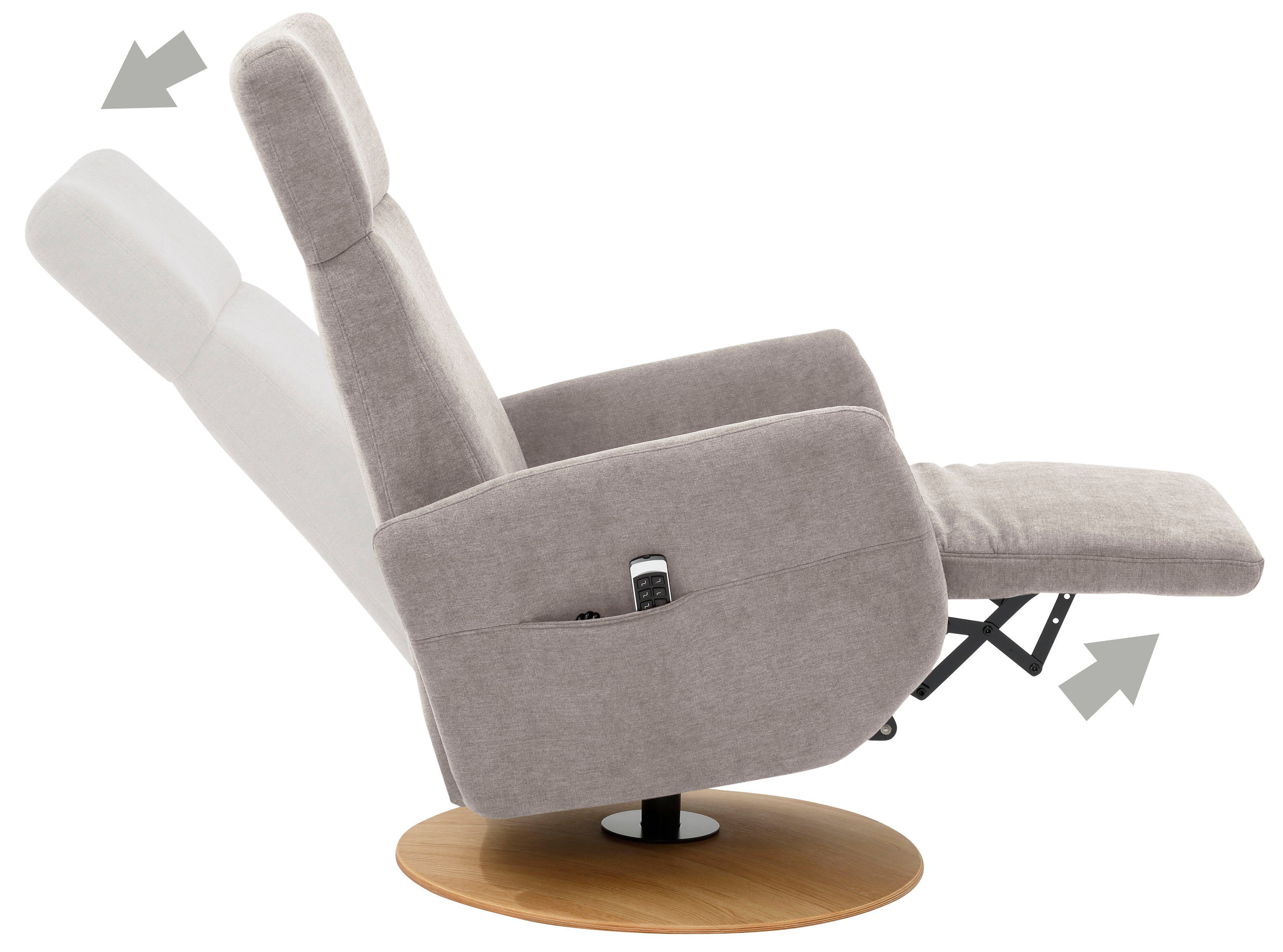 sit&more Relaxfauteuil Cobra naar keuze met 2 motoren, 2 motoren en accu of met 2 motoren