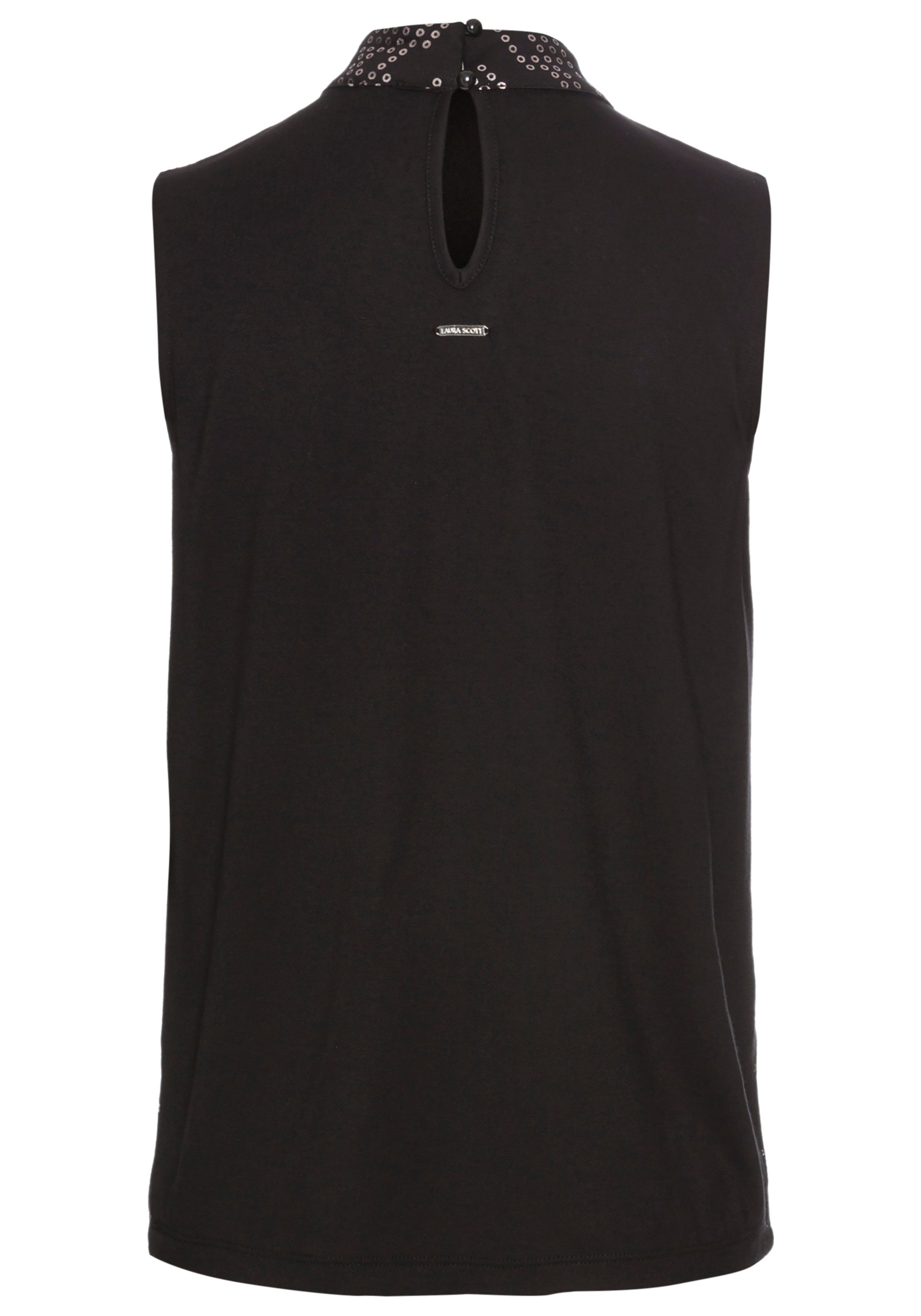 Laura Scott Shirttop met paillettenprint