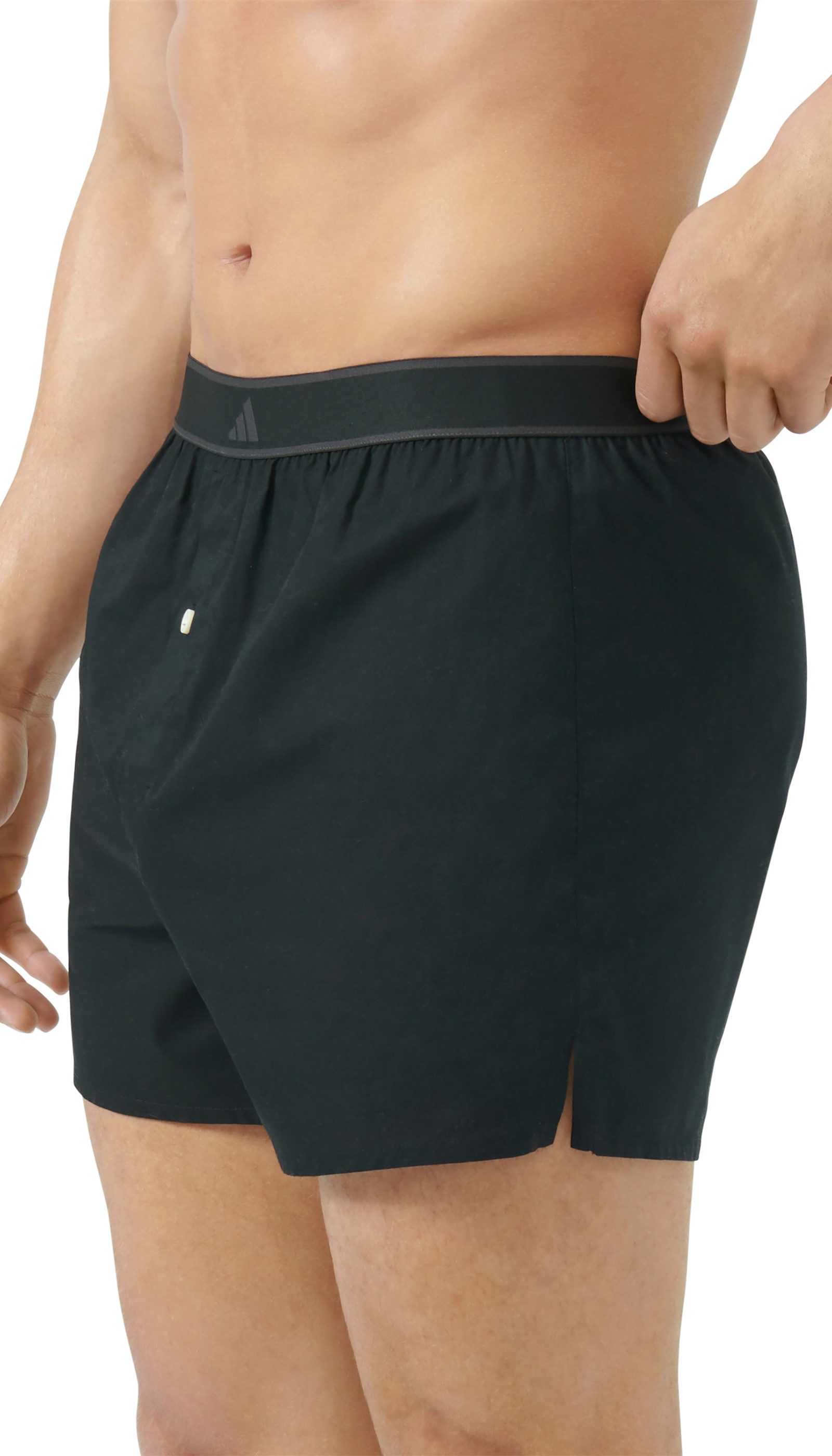 adidas Sportswear Geweven boxershort Active Woven Losse pasvorm, knoopsluiting (Set van 2)