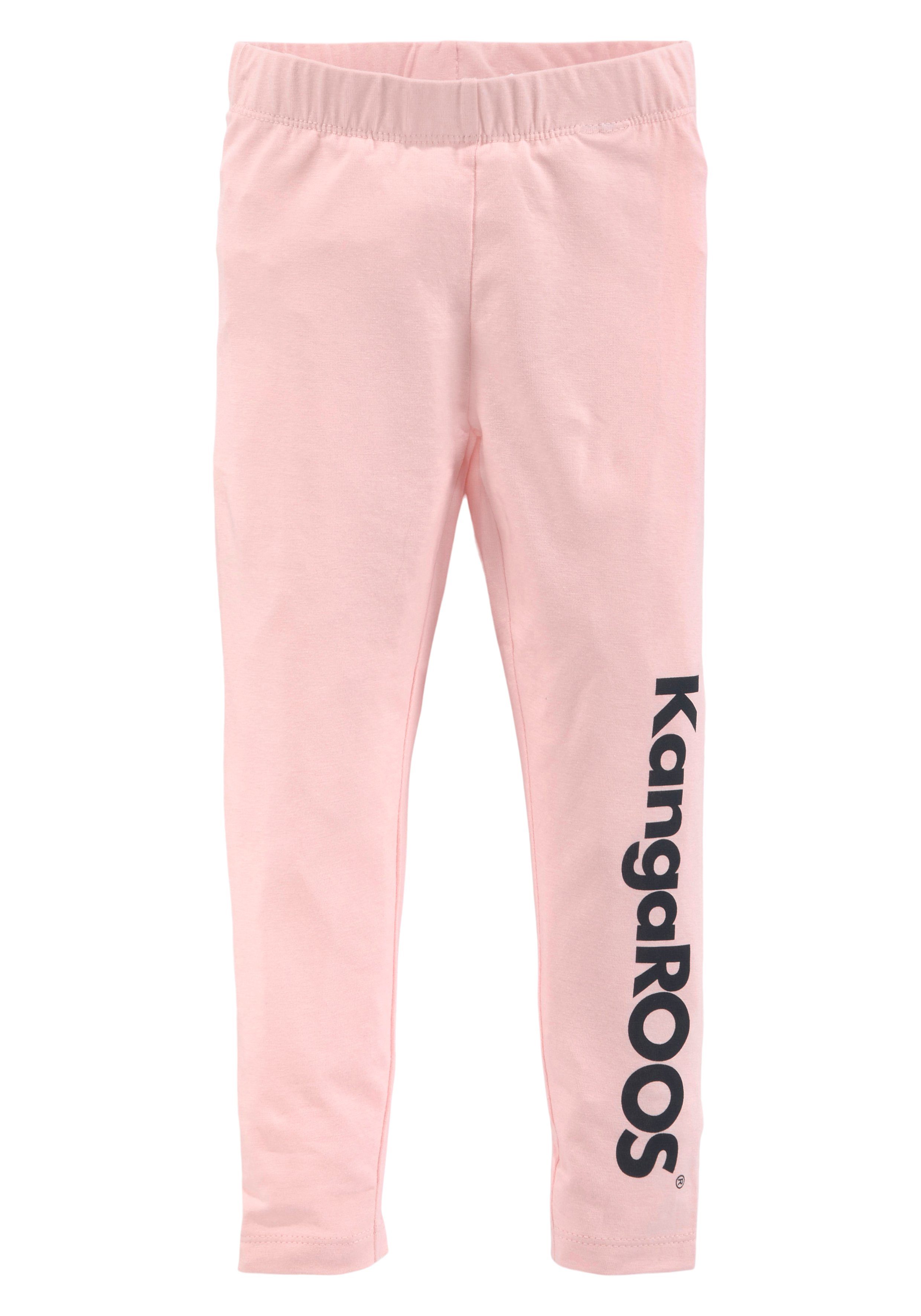 KangaROOS Legging 2-pack leggings met Kangaroos opschrift (set, 2-delig)