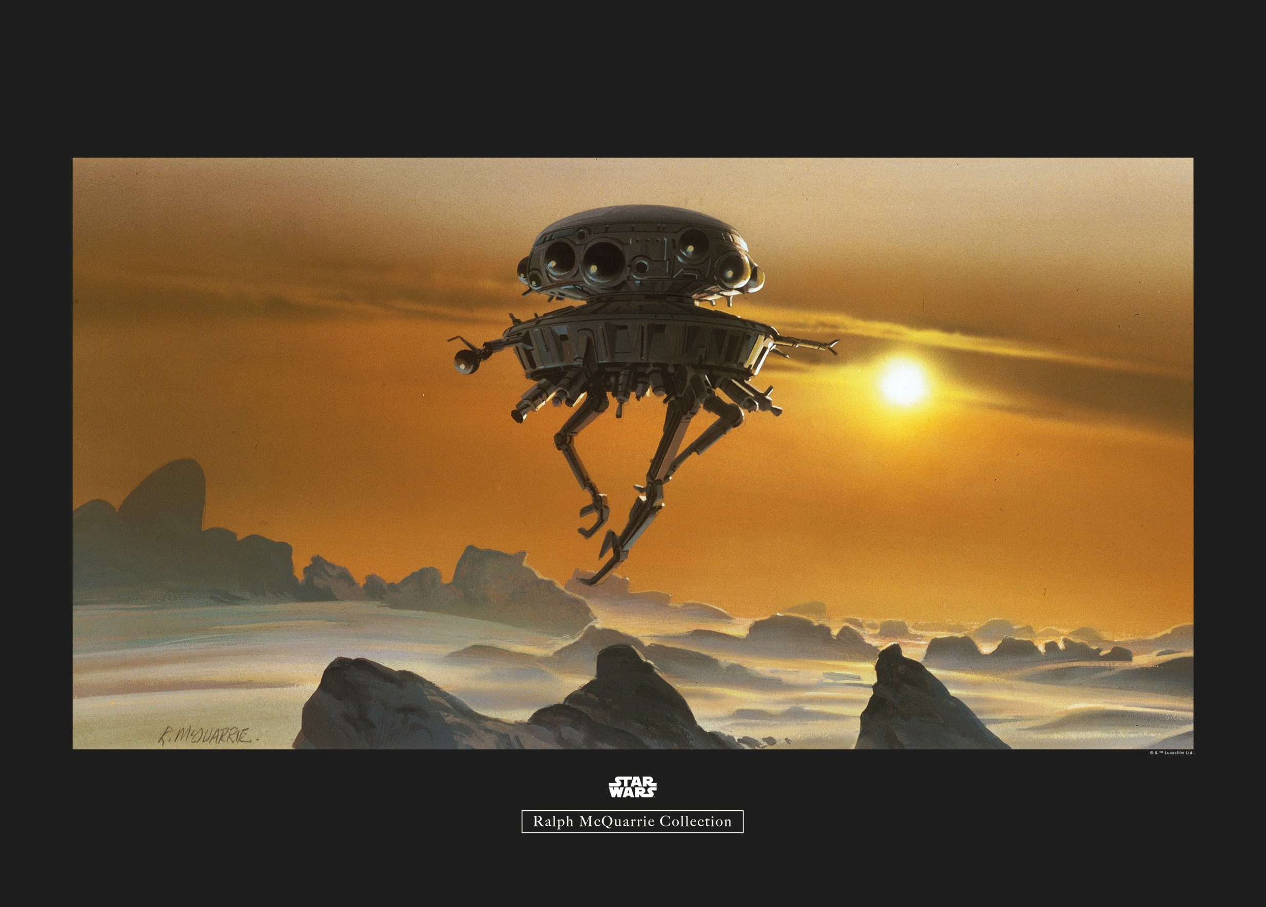 Komar wanddecoratie Star Wars Classic RMQ Hoth Probe Droid, zonder lijst